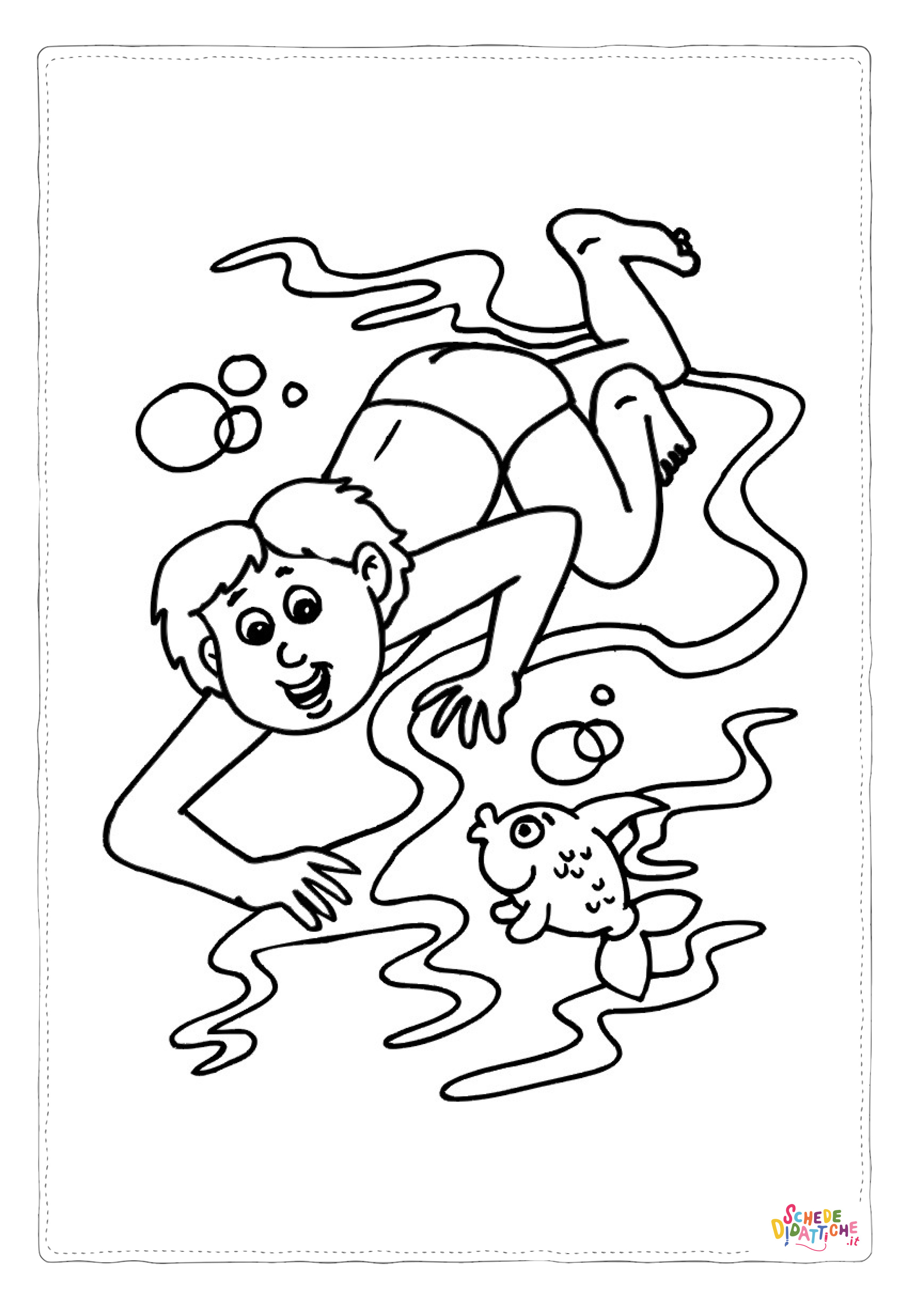 Disegno "Bambini in spiaggia 38" Bambini in spiaggia 38