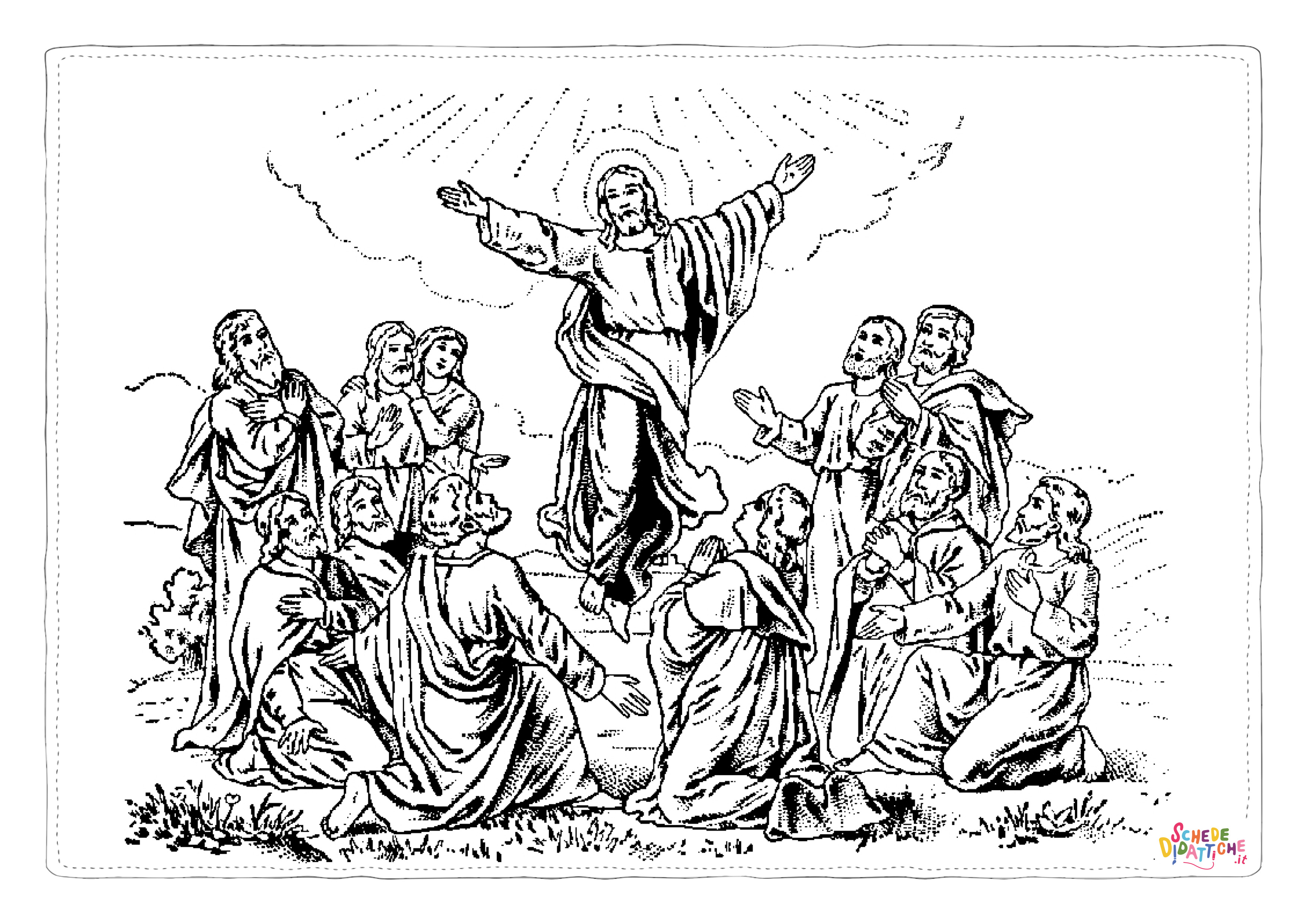 Disegno "Disegno di Cristianesimo da stampare e colorare 212" Disegno di Cristianesimo da stampare e colorare 212