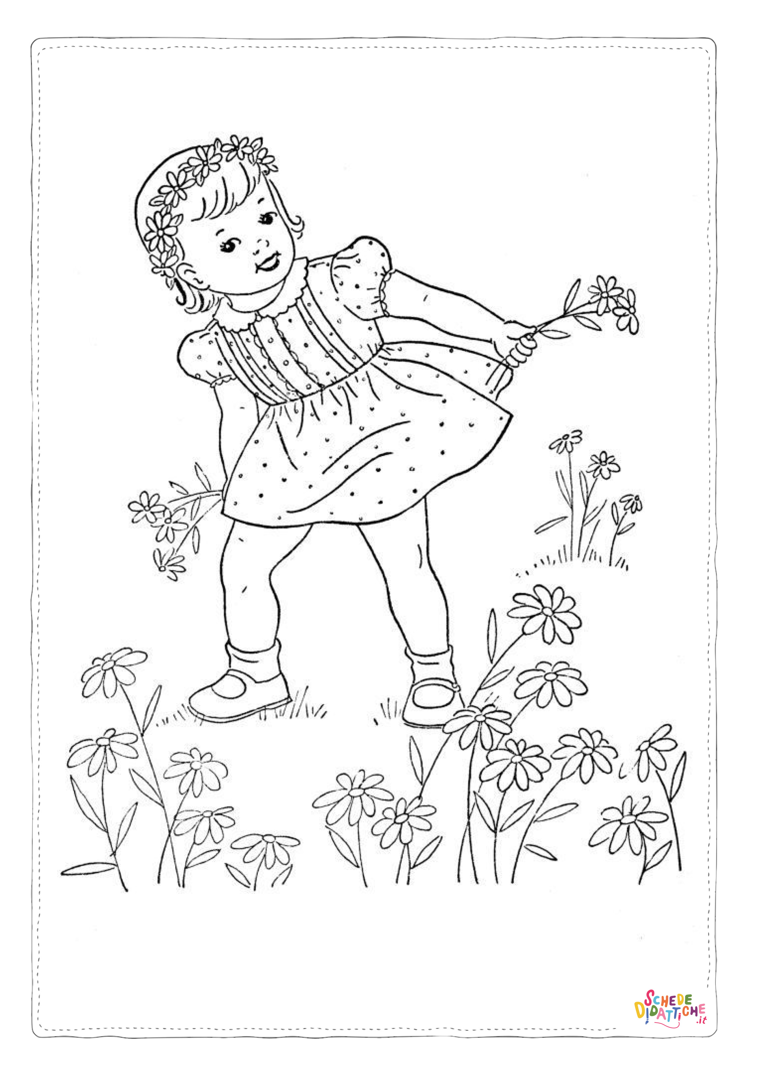 Disegno di bambino da stampare e colorare 306