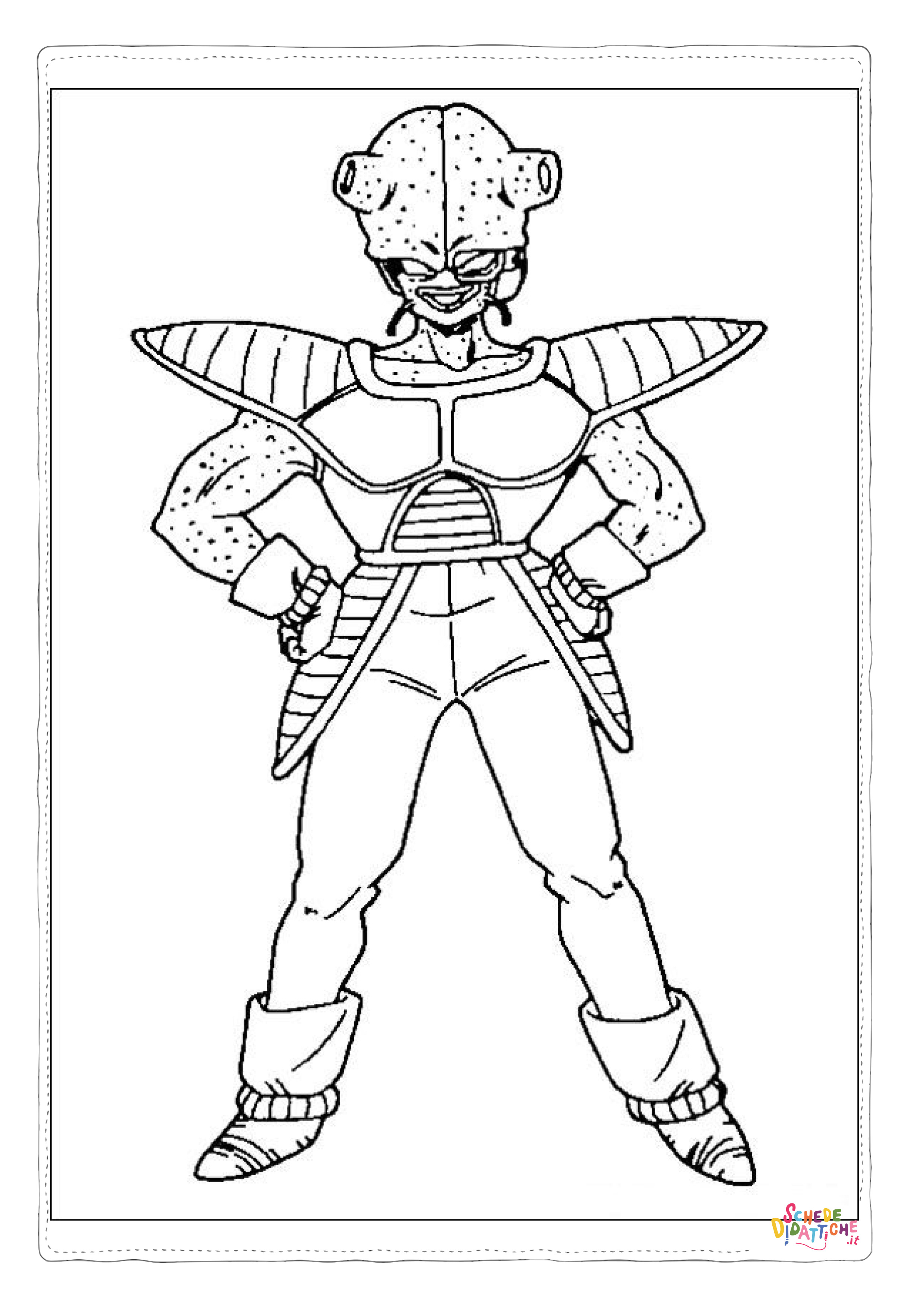 Disegno "Disegno di Dragon Ball da stampare e colorare 78" Disegno di Dragon Ball da stampare e colorare 78