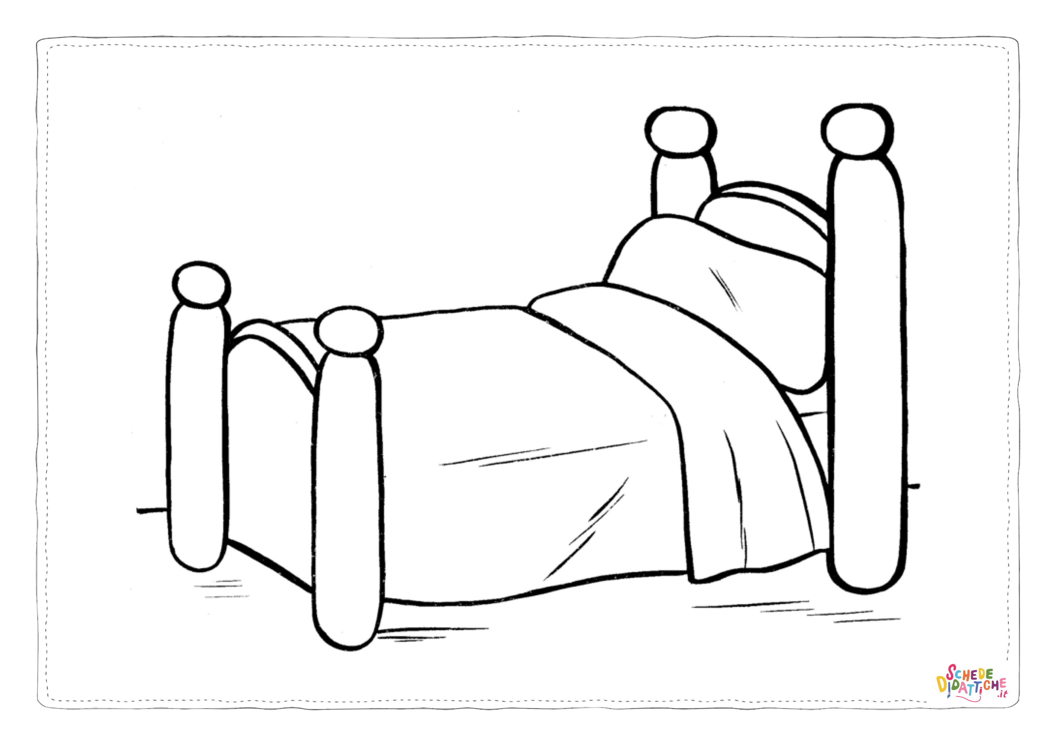 Disegno "Disegno di arredamento da stampare e colorare 13" Disegno di arredamento da stampare e colorare 13