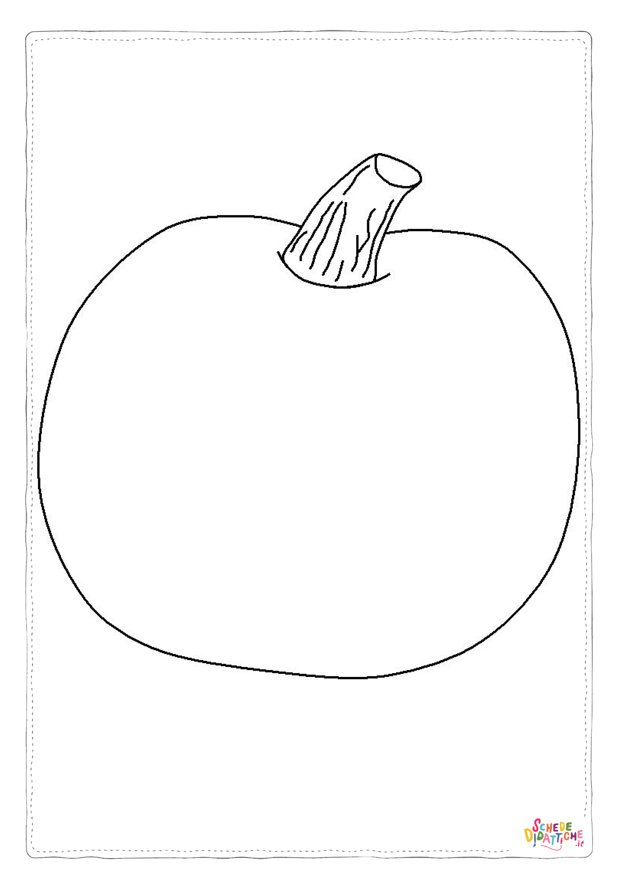 Disegno "Disegno di zucca da stampare e colorare 21" Disegno di zucca da stampare e colorare 21