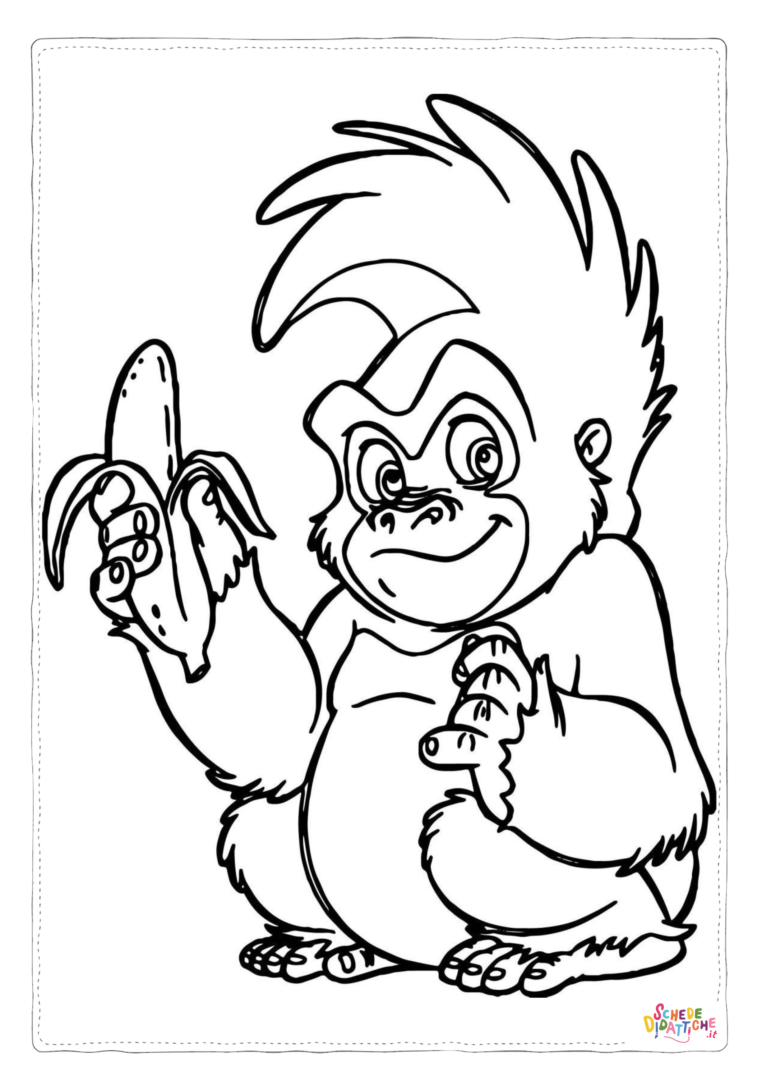 Disegno "Disegno di Tarzan da stampare e colorare 3" Disegno di Tarzan da stampare e colorare 3