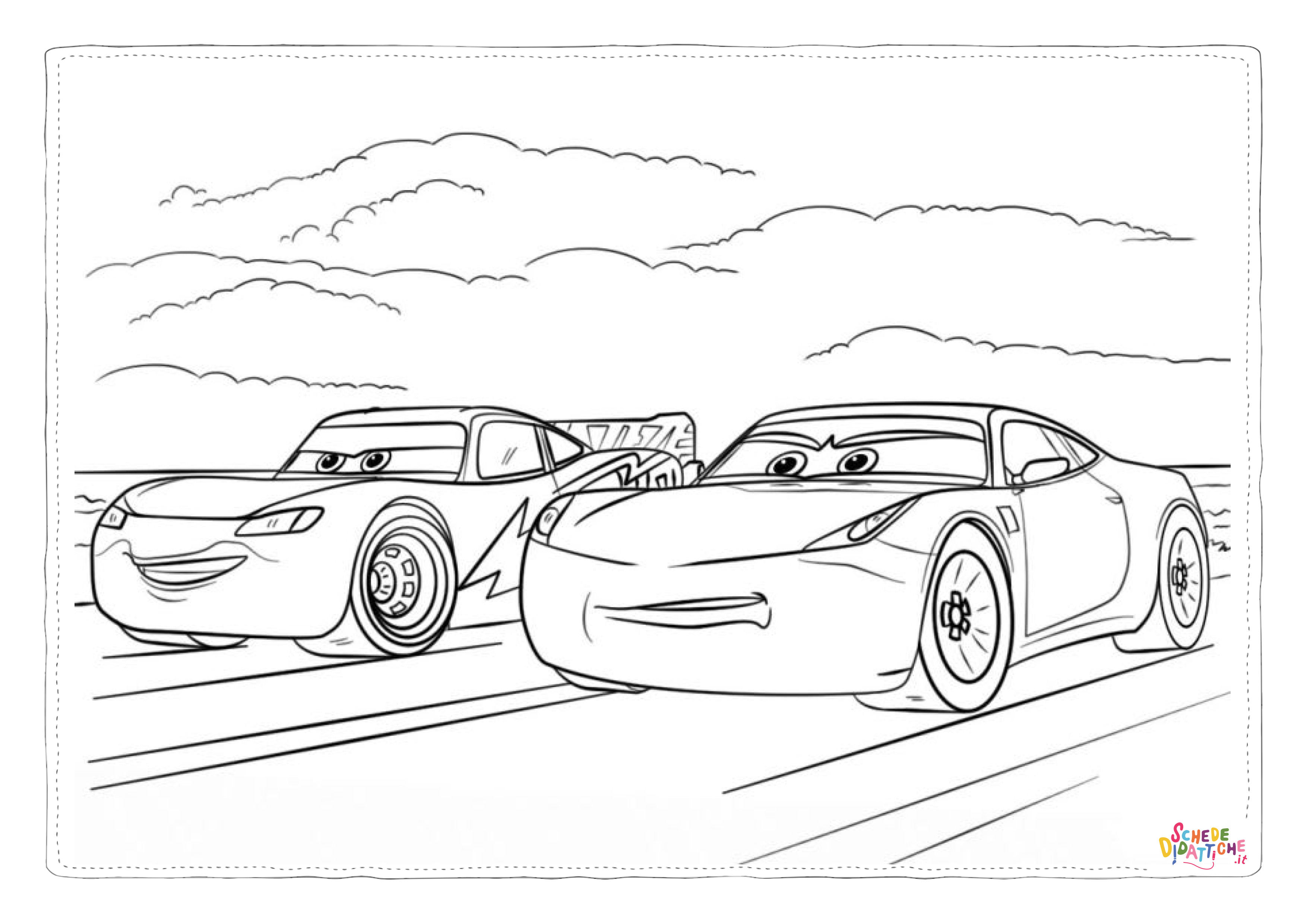 Disegno "Disegno di Cars da stampare e colorare 225" Disegno di Cars da stampare e colorare 225