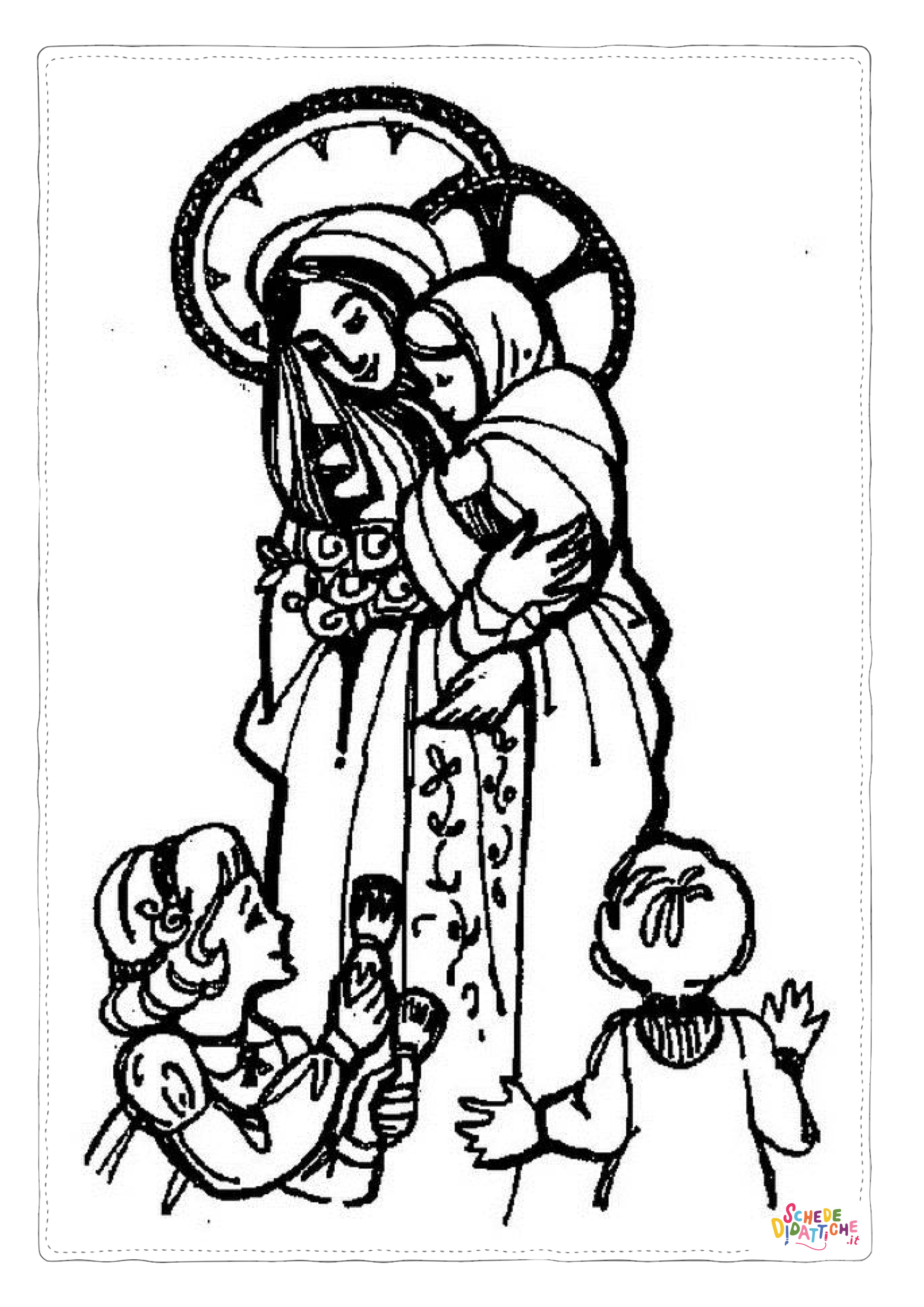 Disegno "Disegno di Cristianesimo da stampare e colorare 218" Disegno di Cristianesimo da stampare e colorare 218