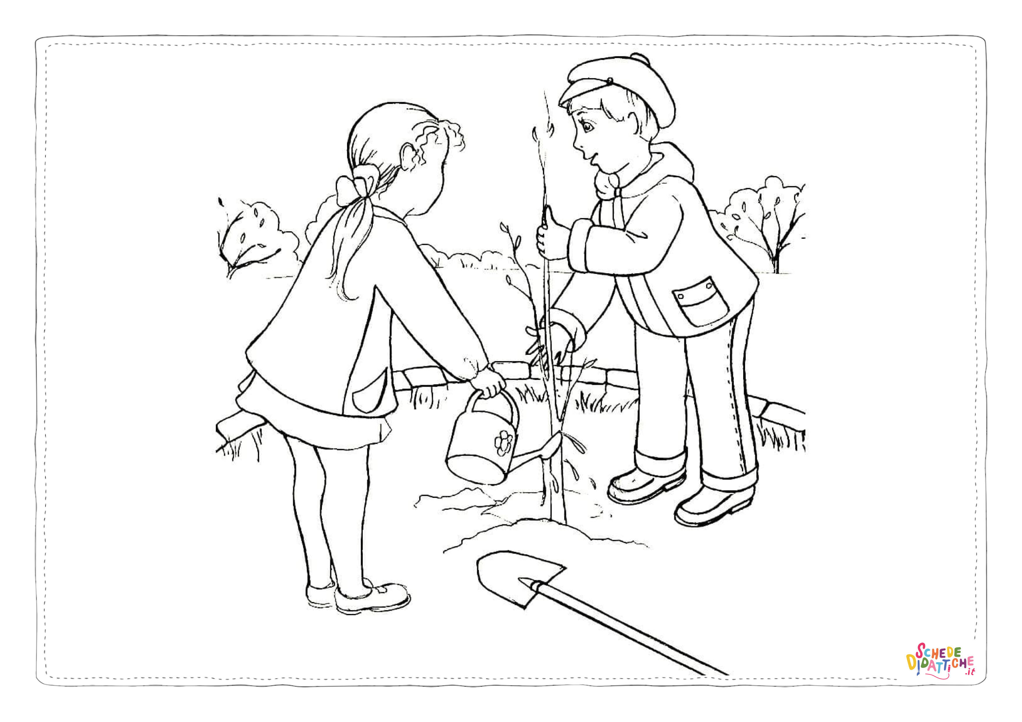 Disegno di bambino da stampare e colorare 304