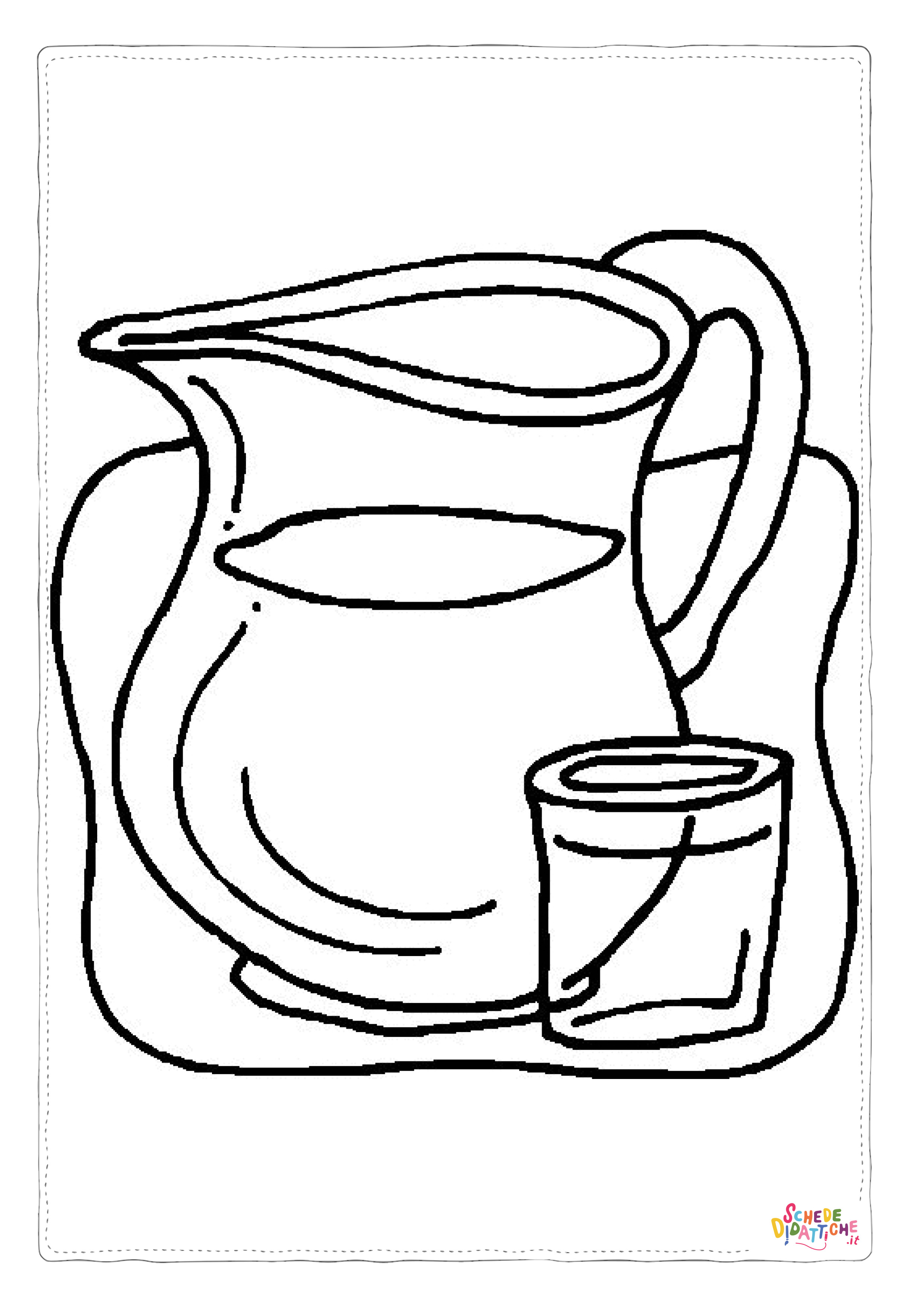 Disegno di colazione da stampare e colorare 29