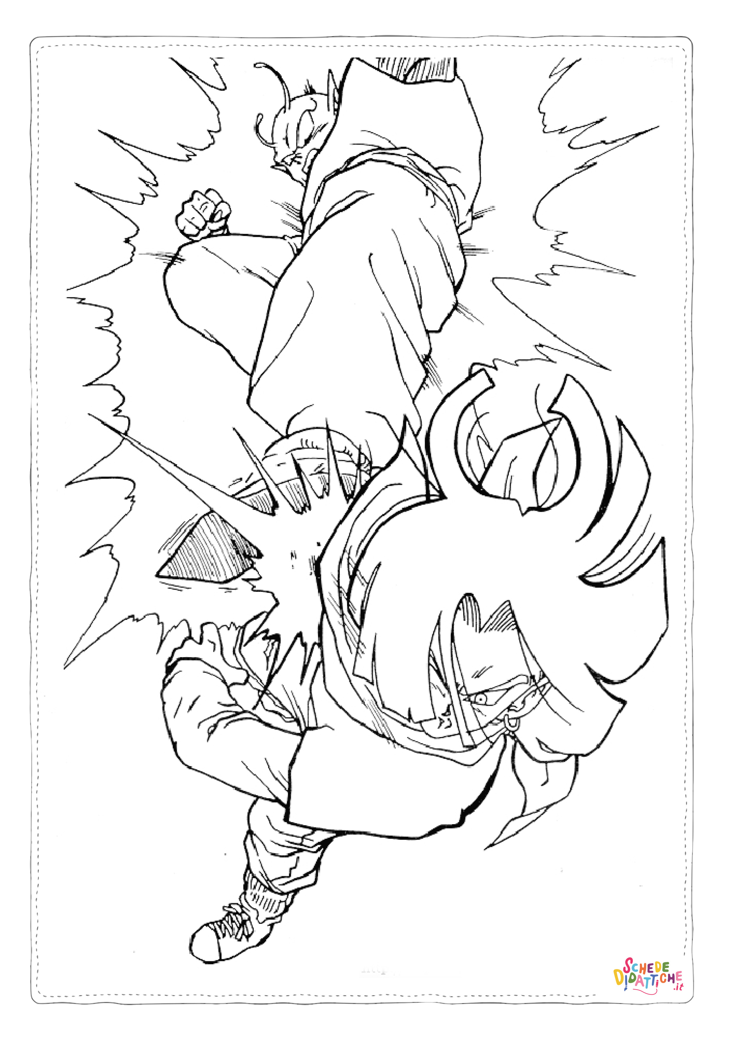 Disegno di Dragon Ball da stampare e colorare 105