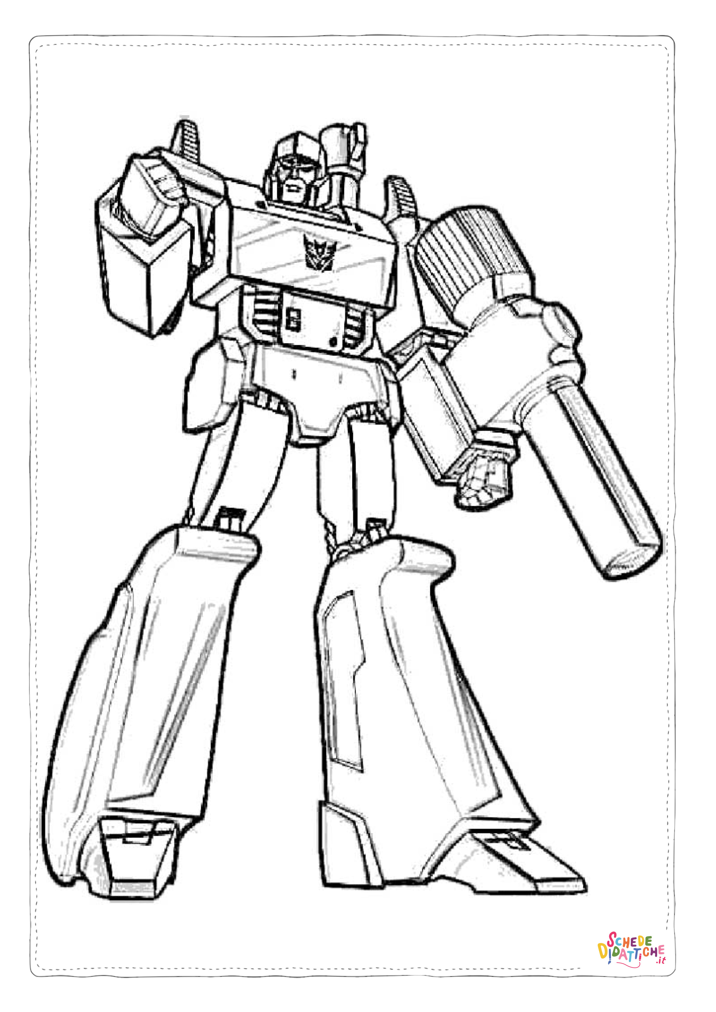 Disegno "Disegno di Transformers da stampare e colorare 58" Disegno di Transformers da stampare e colorare 58