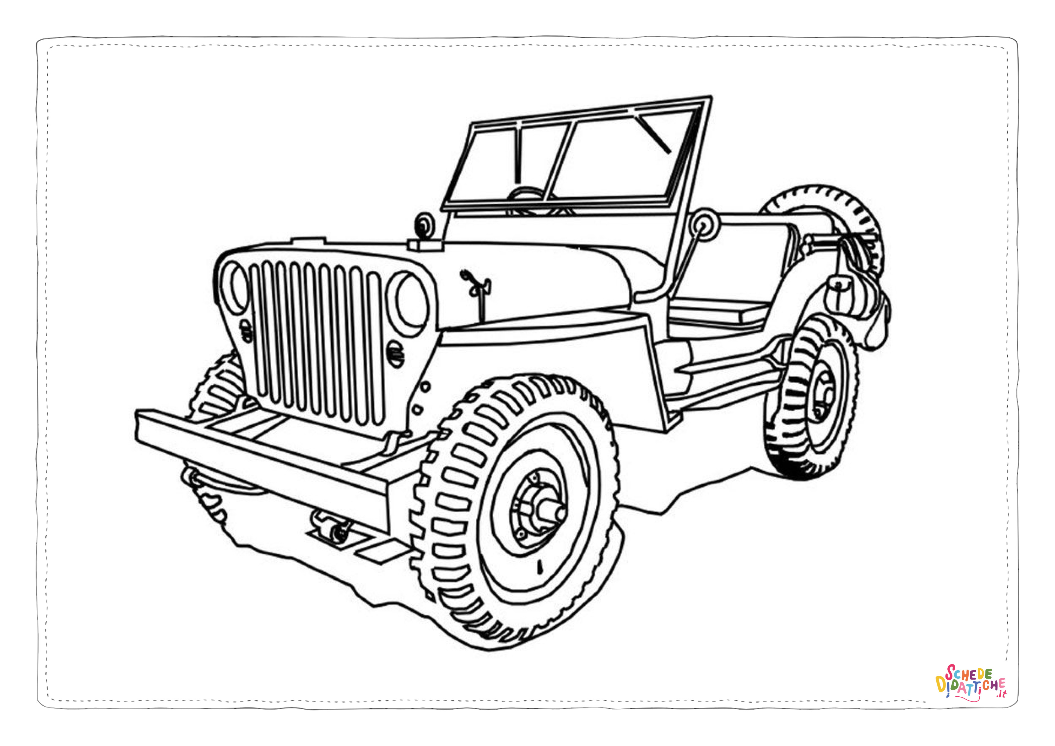 Disegno "Disegno di automobile da stampare e colorare 141" Disegno di automobile da stampare e colorare 141