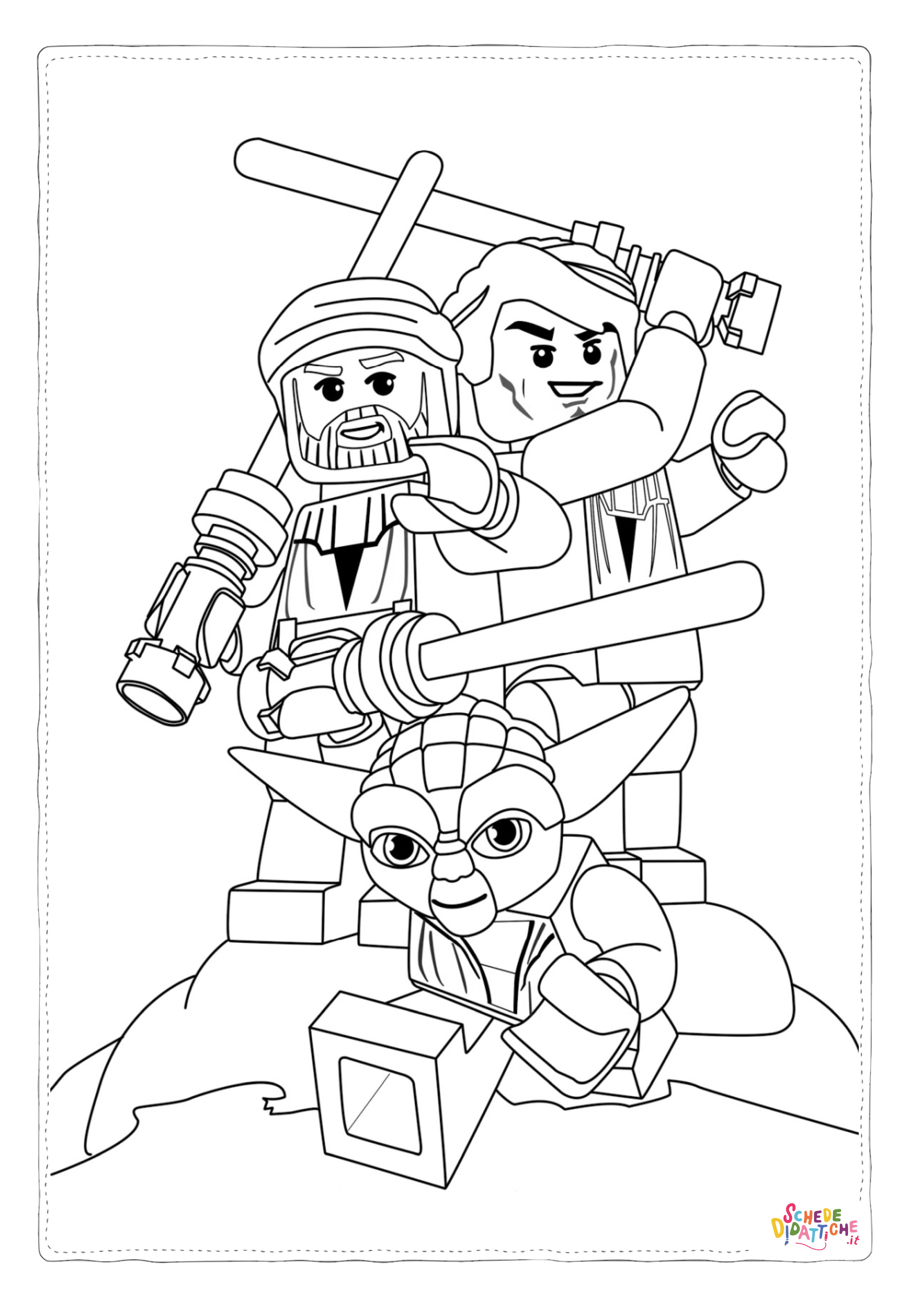 Disegno "Disegno di LEGO Star Wars da stampare e colorare 27" Disegno di LEGO Star Wars da stampare e colorare 27