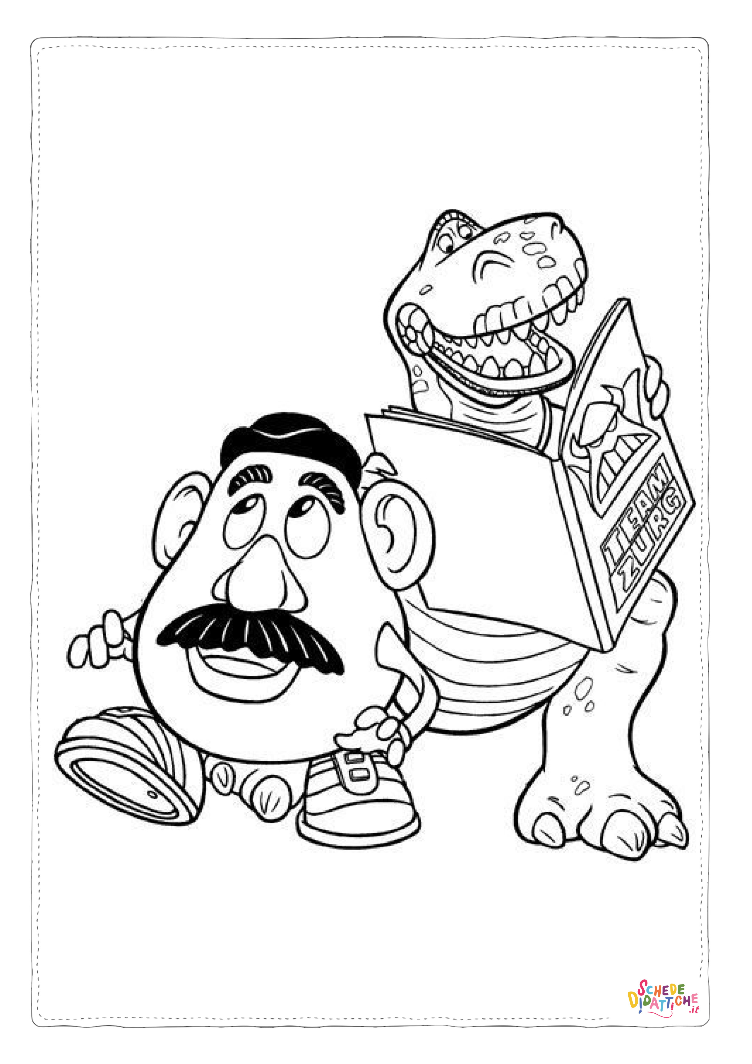 Disegno "Disegno di Toy Story da stampare e colorare 19" Disegno di Toy Story da stampare e colorare 19