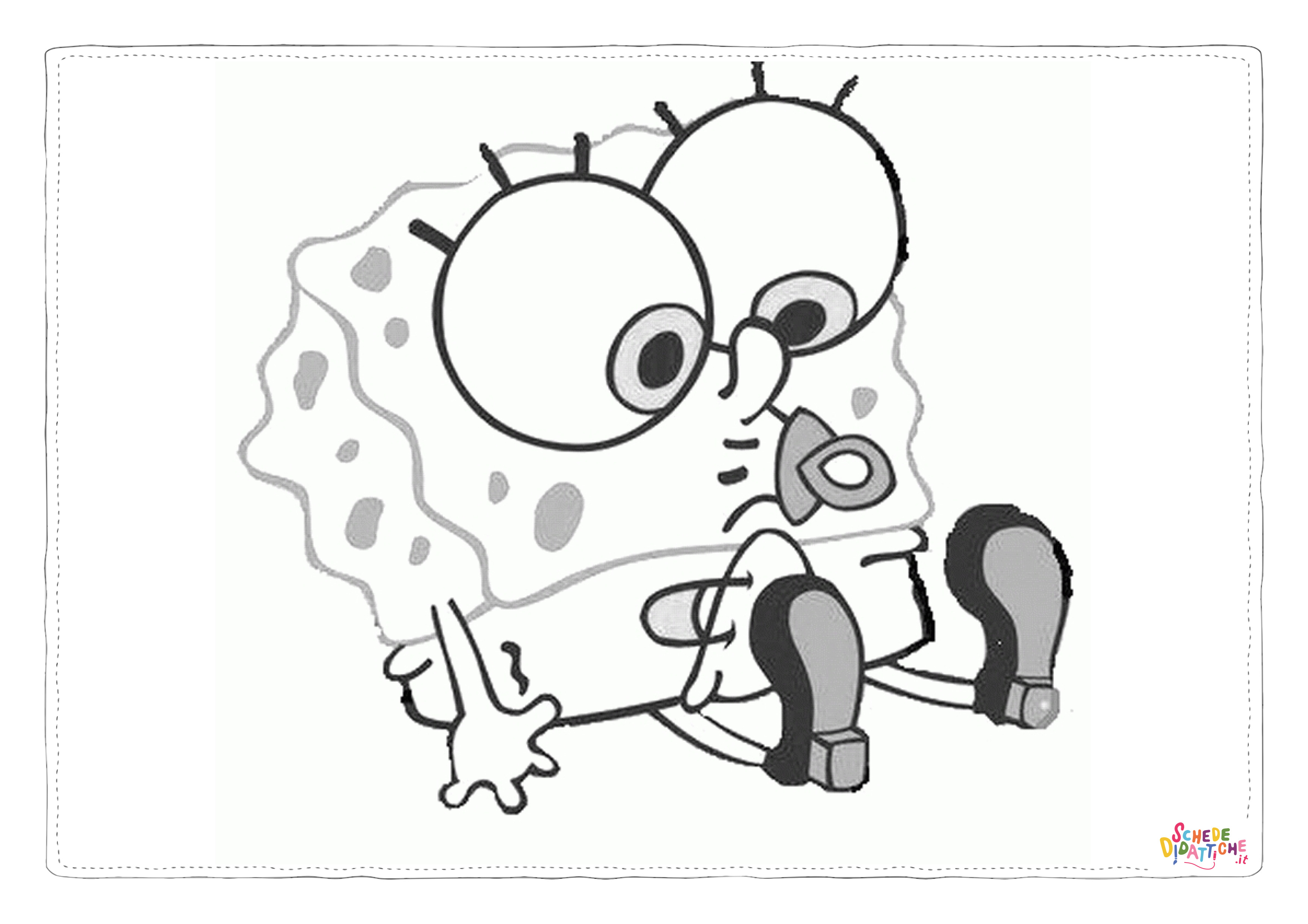 Disegno di Spongebob da stampare e colorare 33