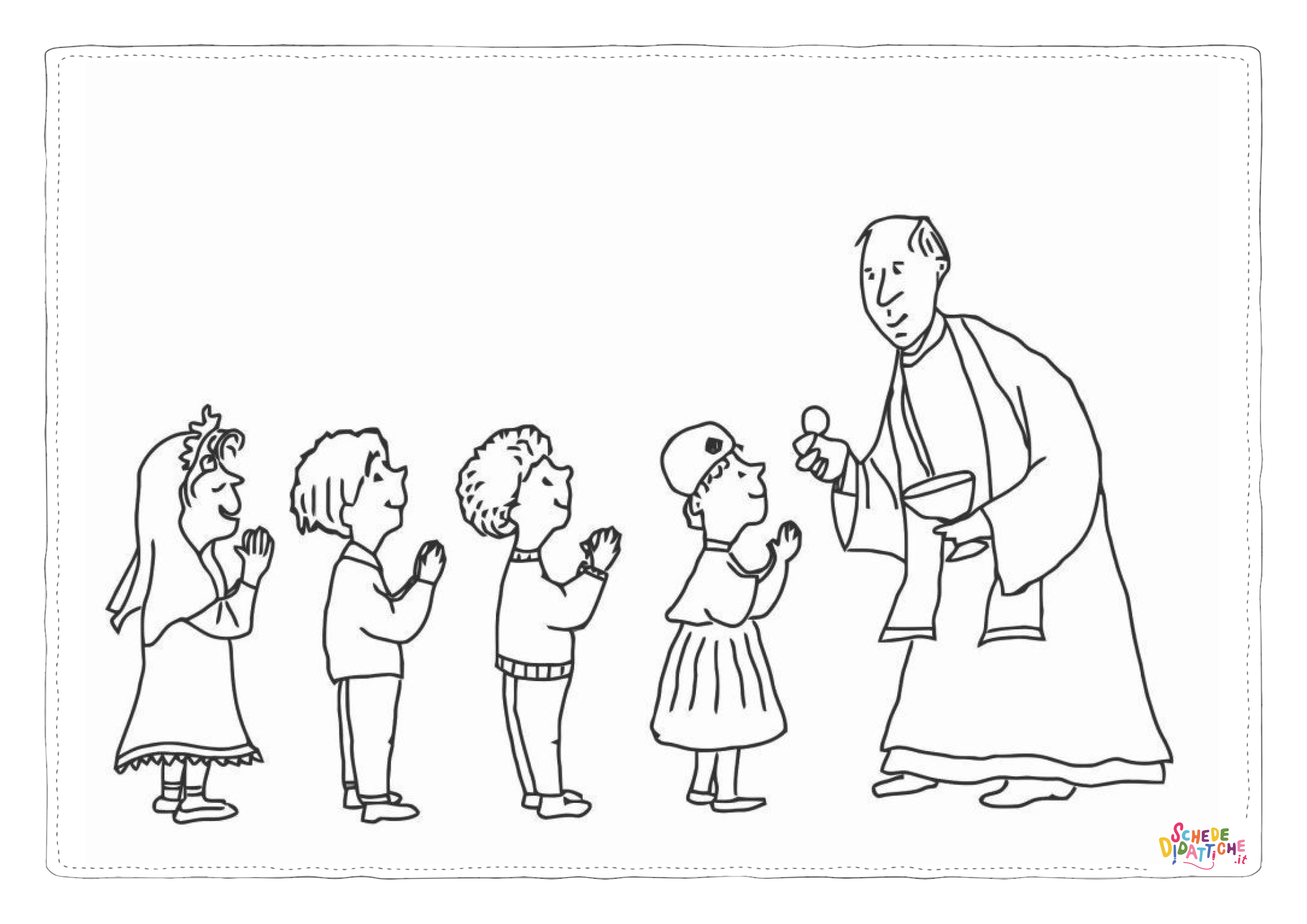 Disegno di Cristianesimo da stampare e colorare 106