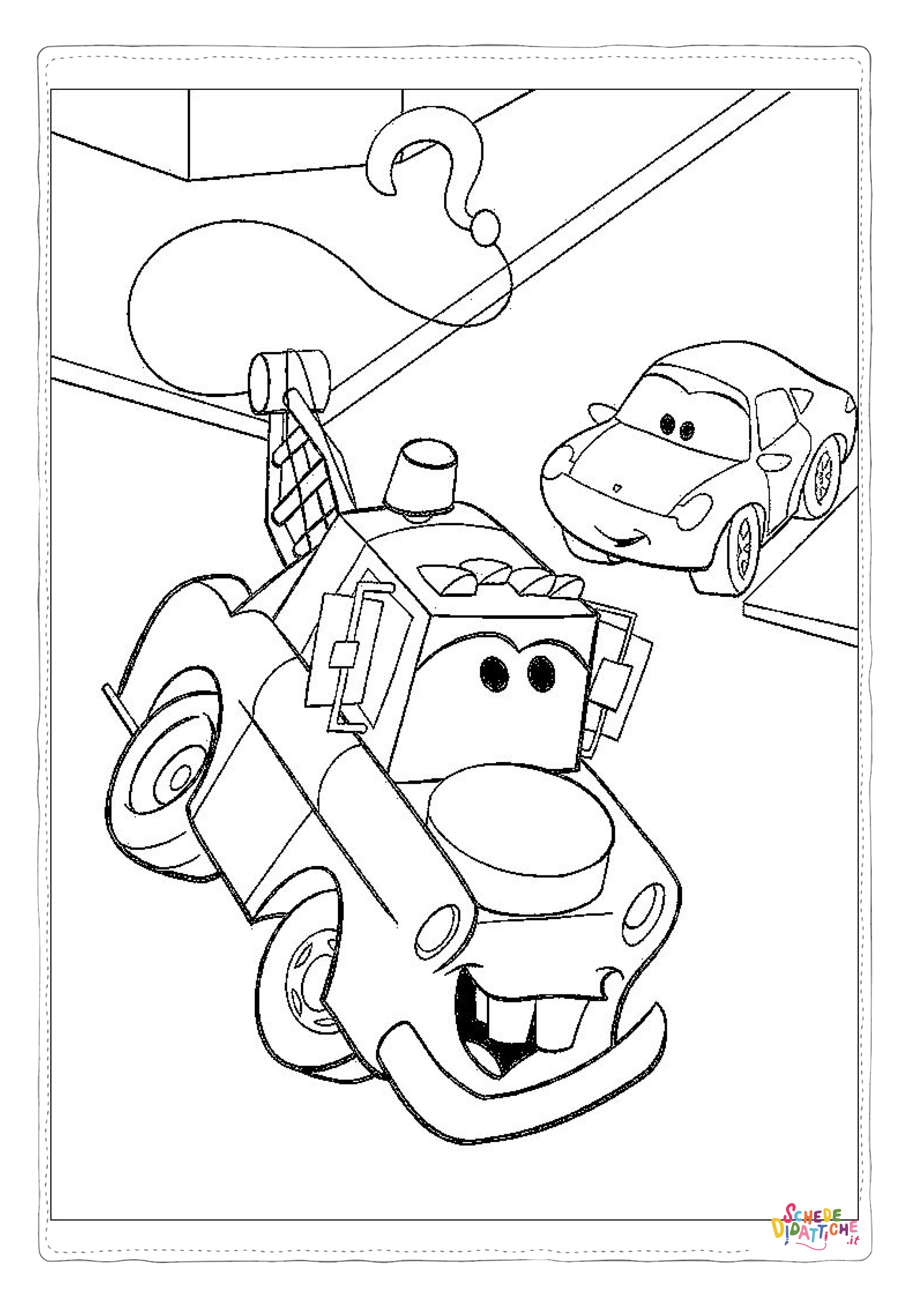 Disegno "Disegno di Cars da stampare e colorare 174" Disegno di Cars da stampare e colorare 174