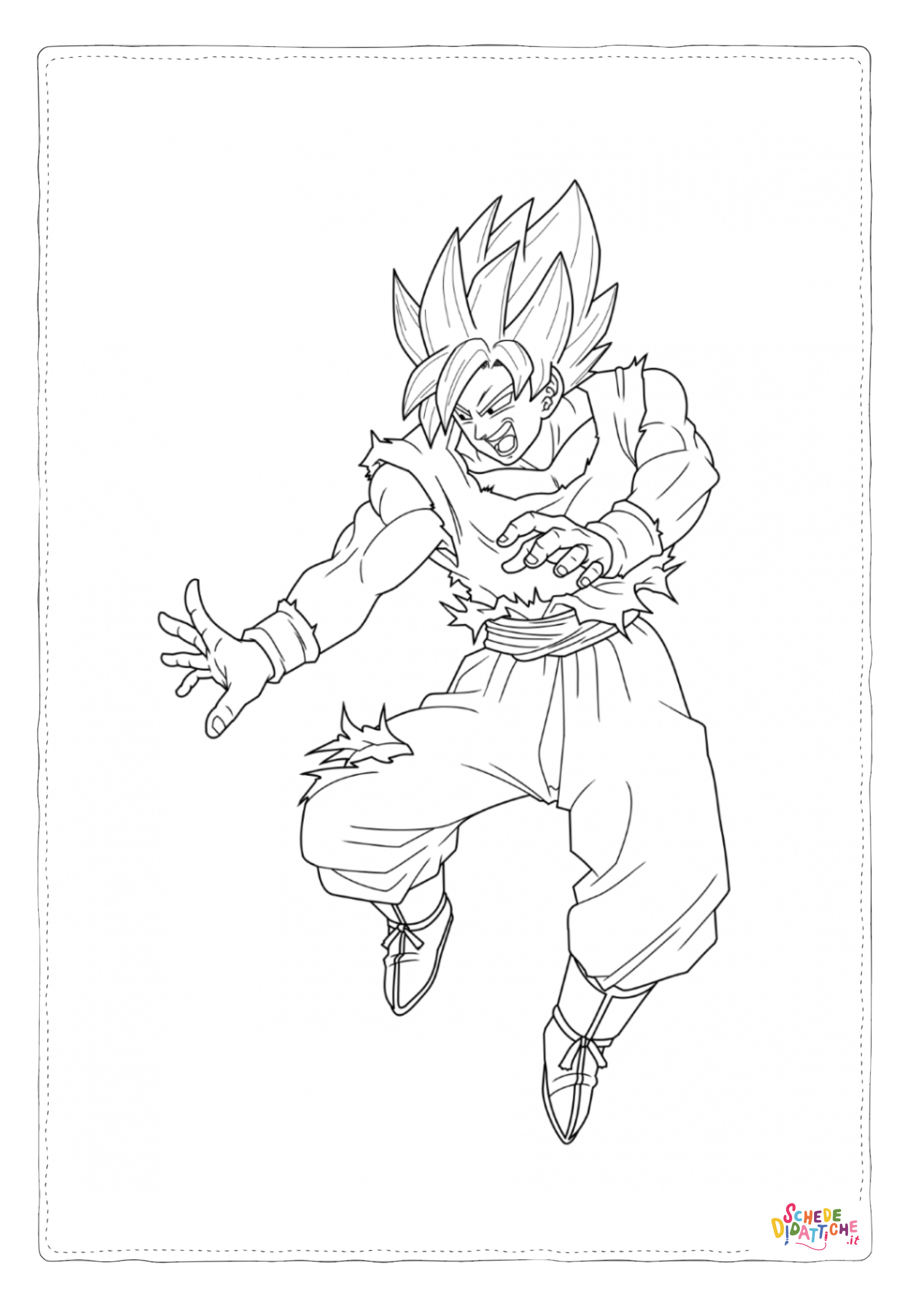 Disegno "Disegno di Dragon Ball da stampare e colorare 56" Disegno di Dragon Ball da stampare e colorare 56