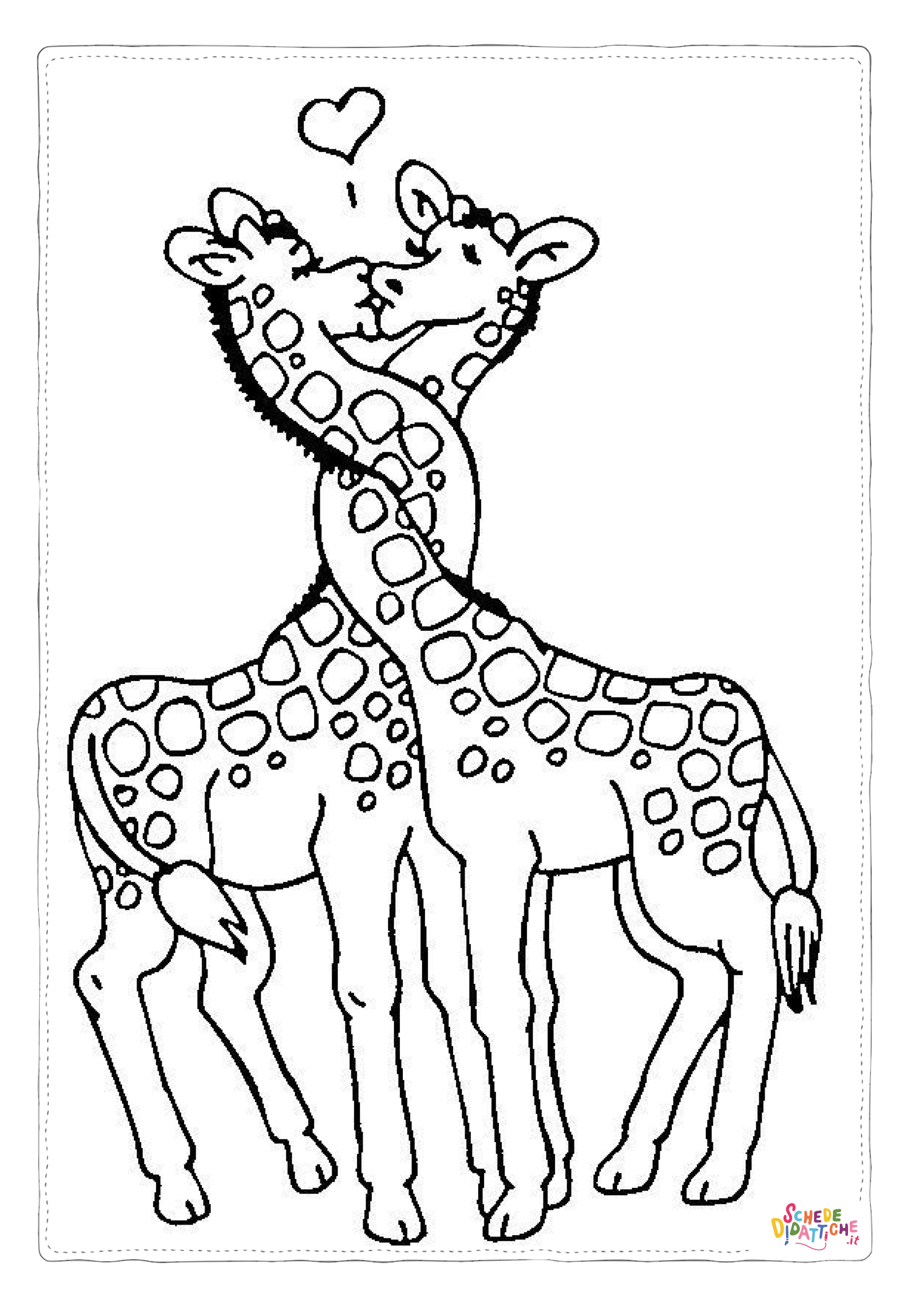 Disegno "Disegno di San Valentino da stampare e colorare 102" Disegno di San Valentino da stampare e colorare 102