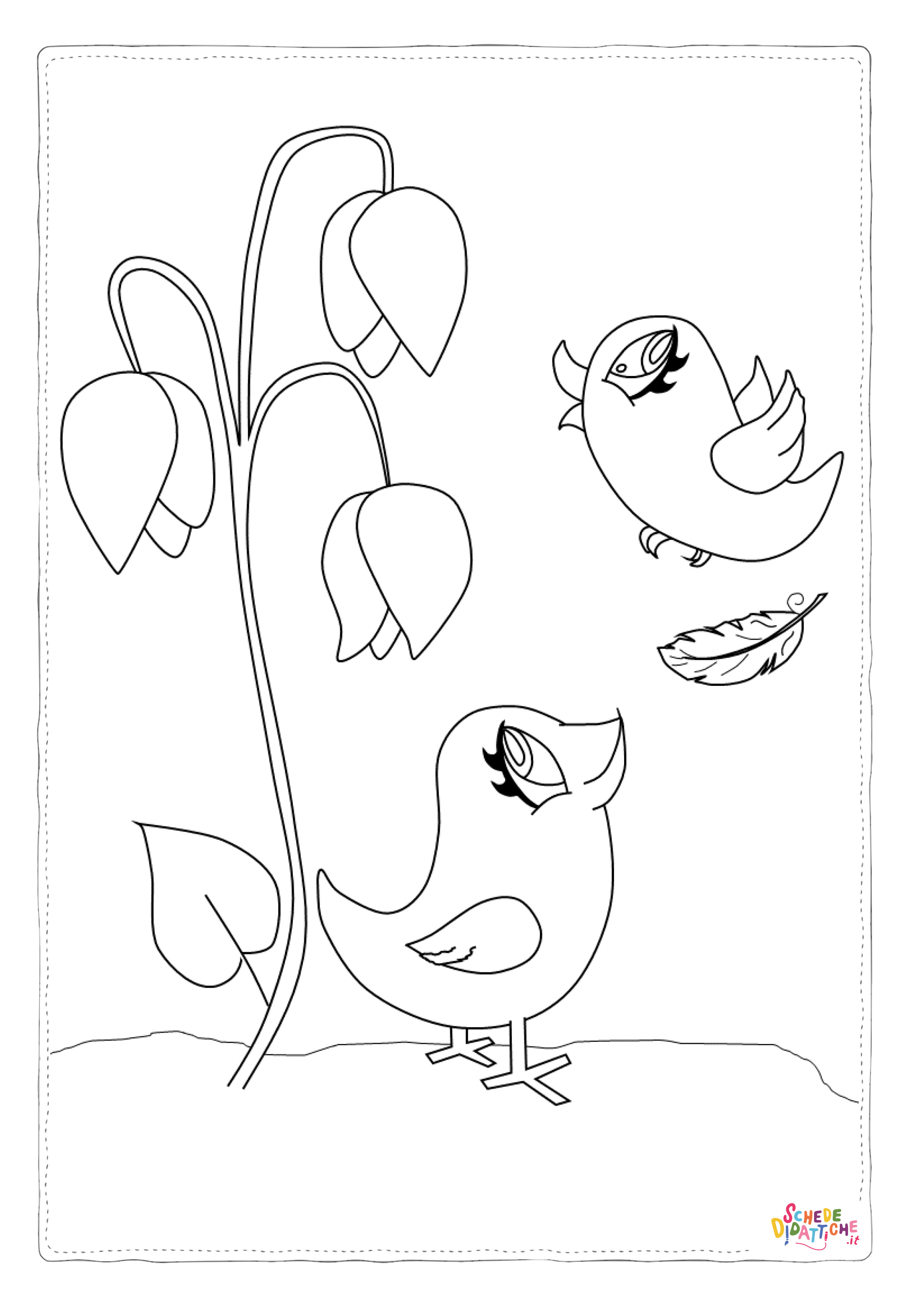 Disegno "Disegno di pianta da stampare e colorare 29" Disegno di pianta da stampare e colorare 29