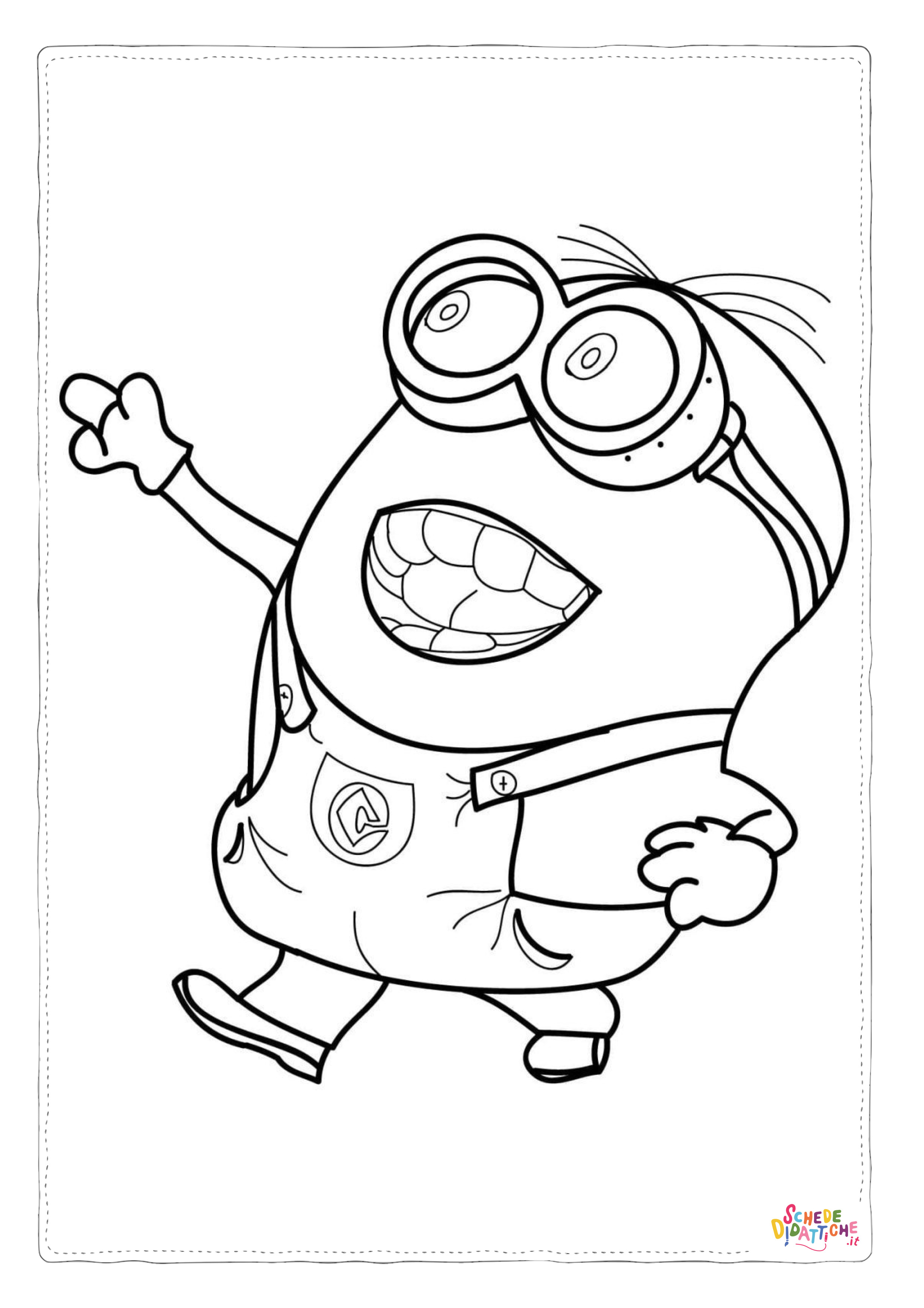 Disegno "Disegno di Cattivissimo me - Minions da stampare e colorare 88" Disegno di Cattivissimo me - Minions da stampare e colorare 88
