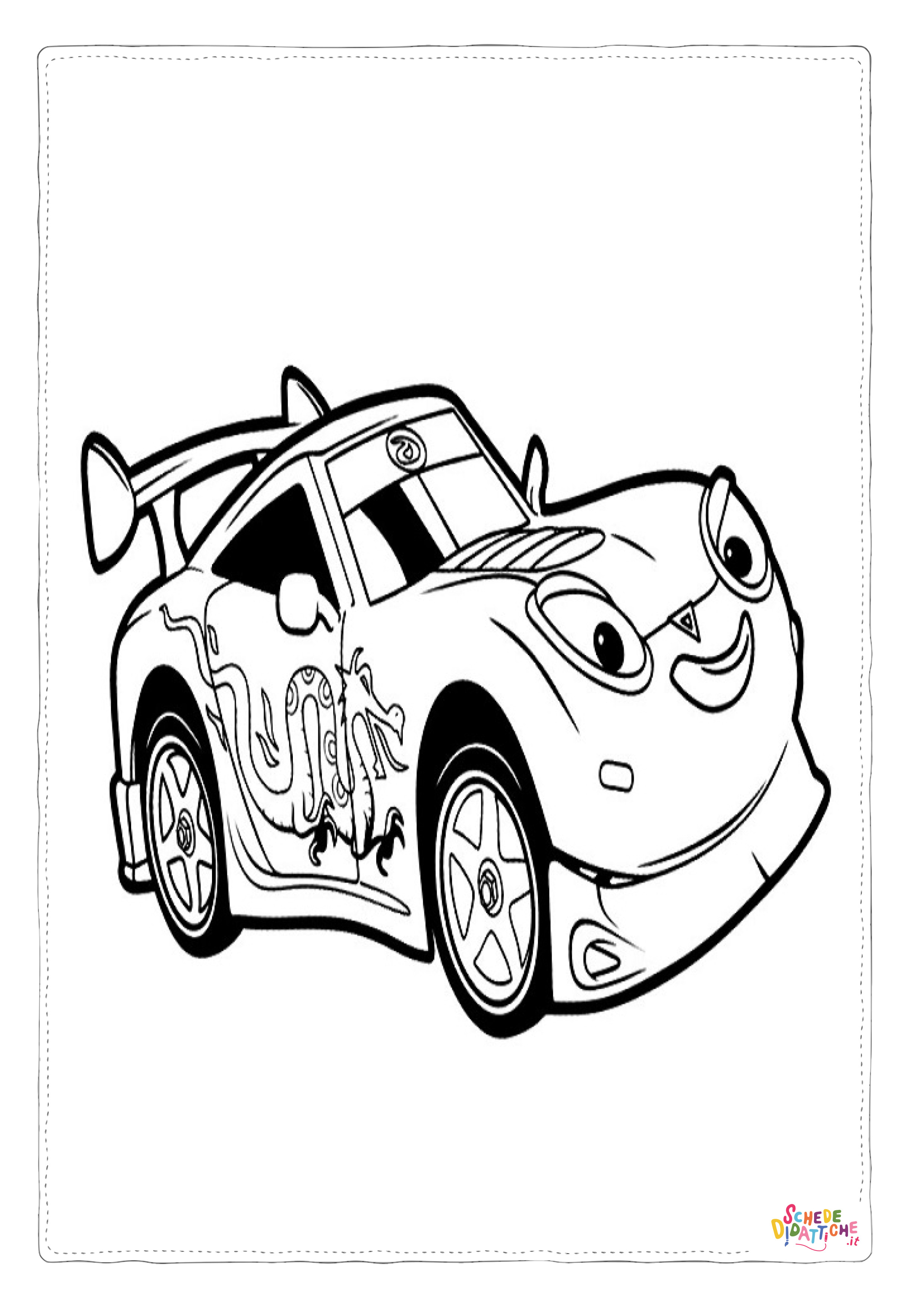Disegno "Disegno di Cars da stampare e colorare 206" Disegno di Cars da stampare e colorare 206