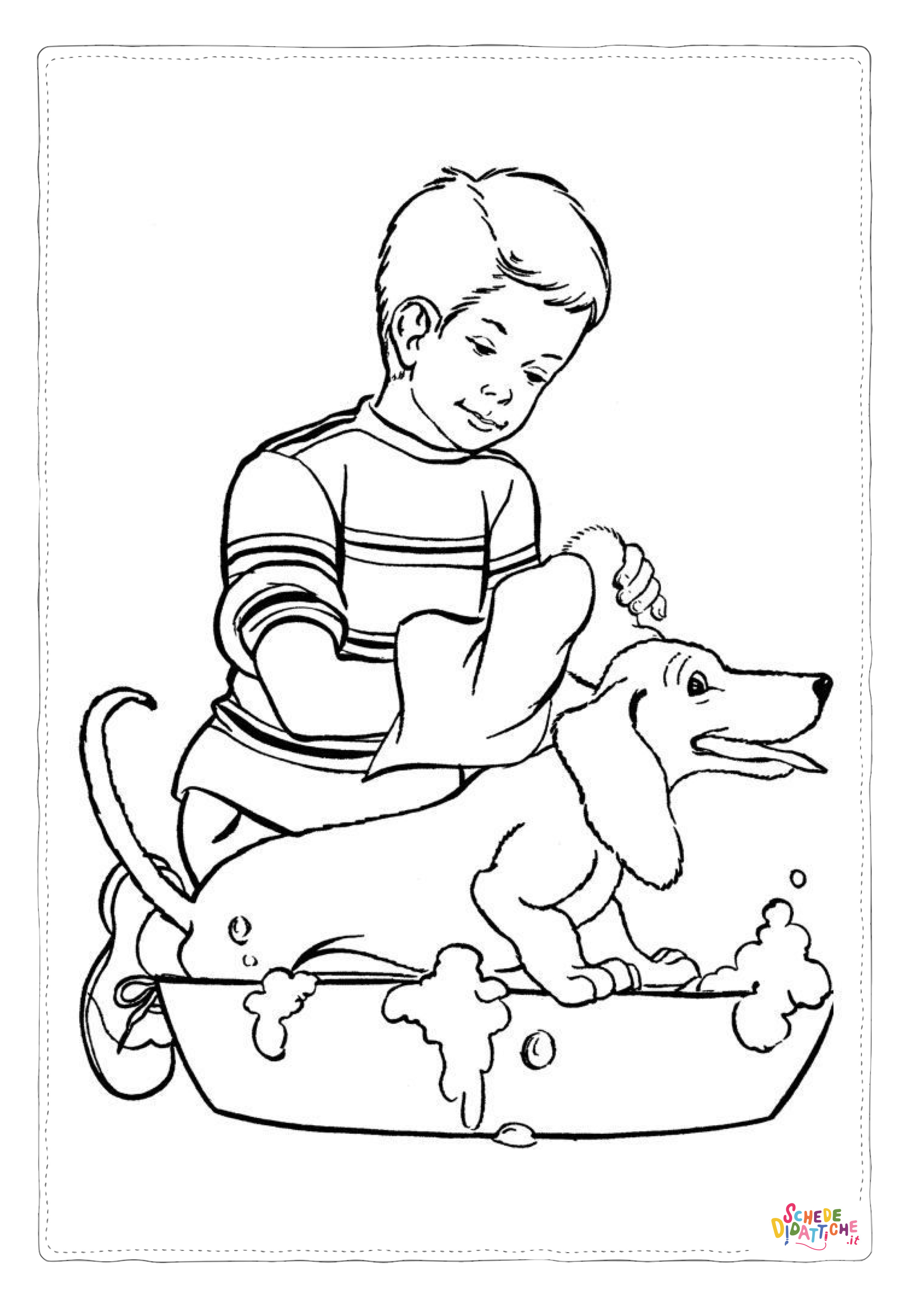Disegno "Disegno di bambino da stampare e colorare 248" Disegno di bambino da stampare e colorare 248