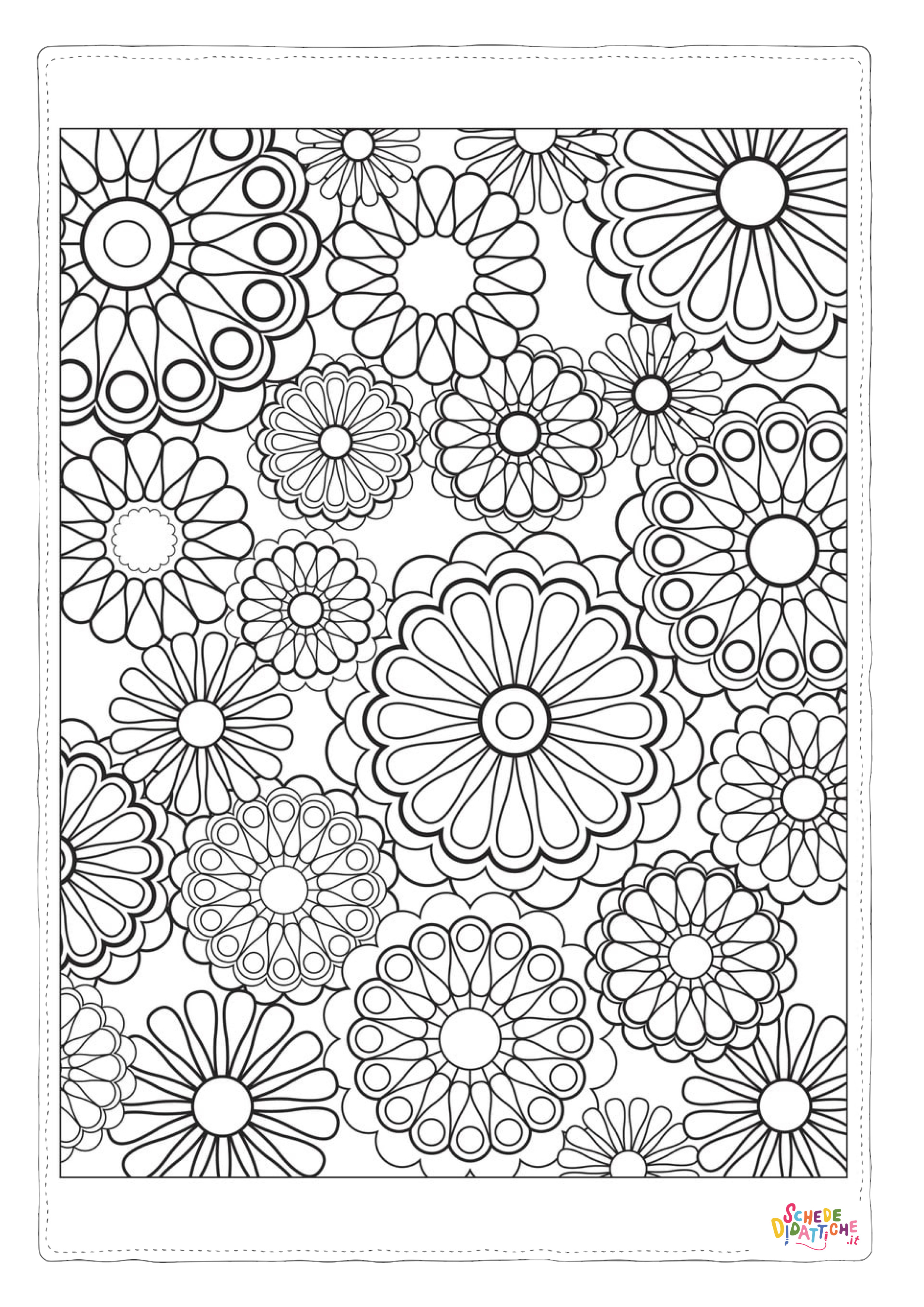 Disegno "Disegno di mandala da stampare e colorare 1079" Disegno di mandala da stampare e colorare 1079