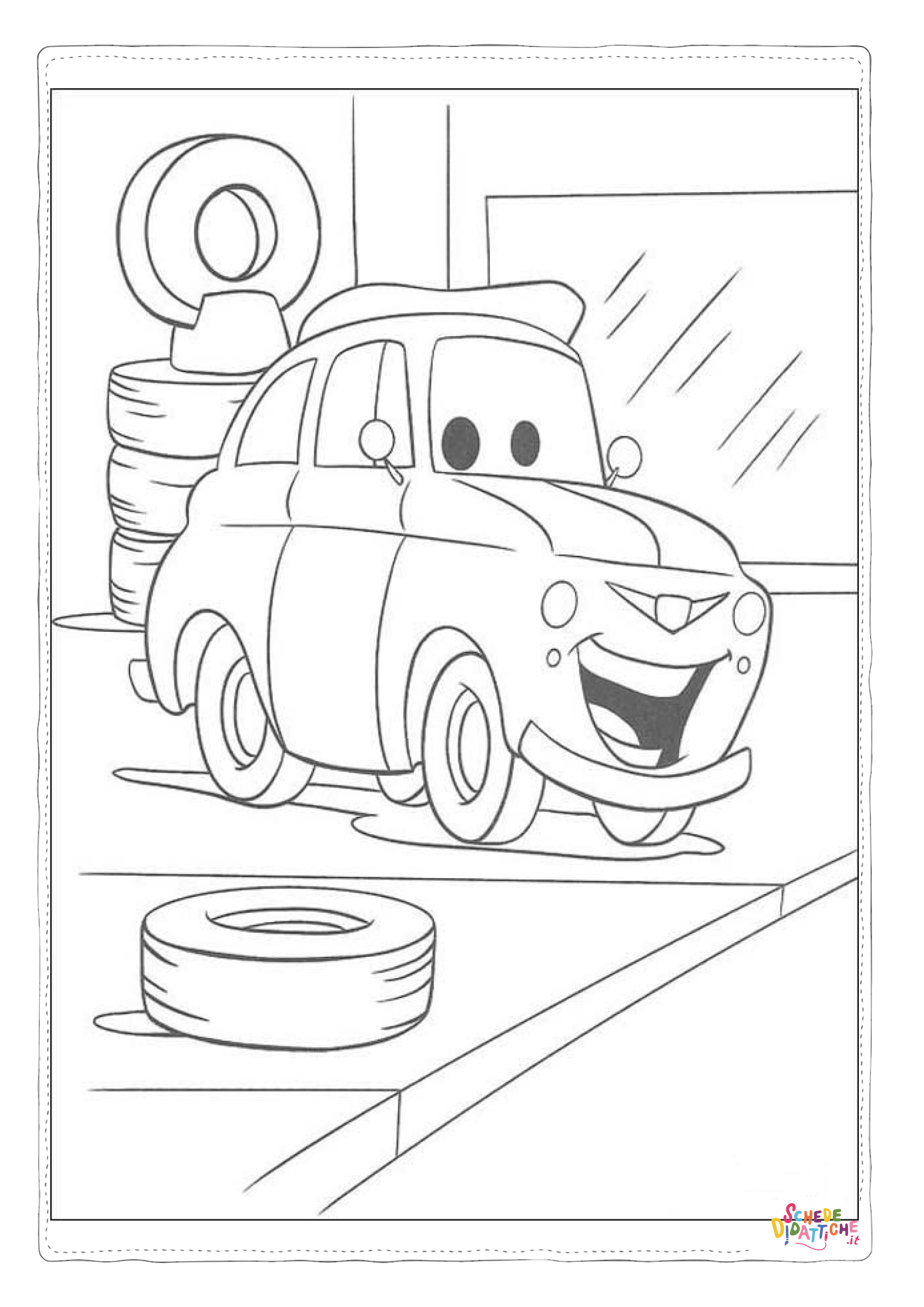 Disegno "Disegno di Cars da stampare e colorare 268" Disegno di Cars da stampare e colorare 268