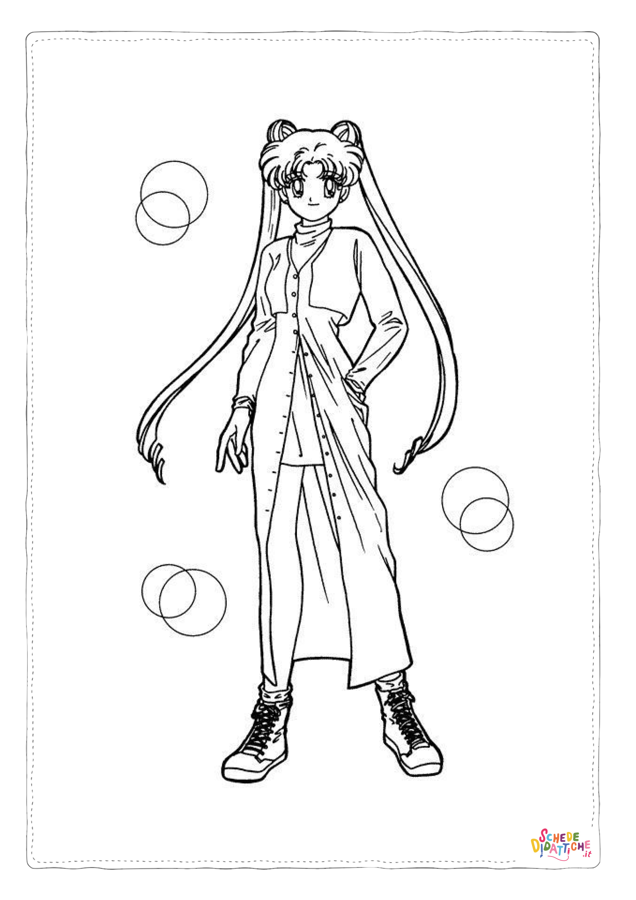 Disegno di Sailor Moon da stampare e colorare 59