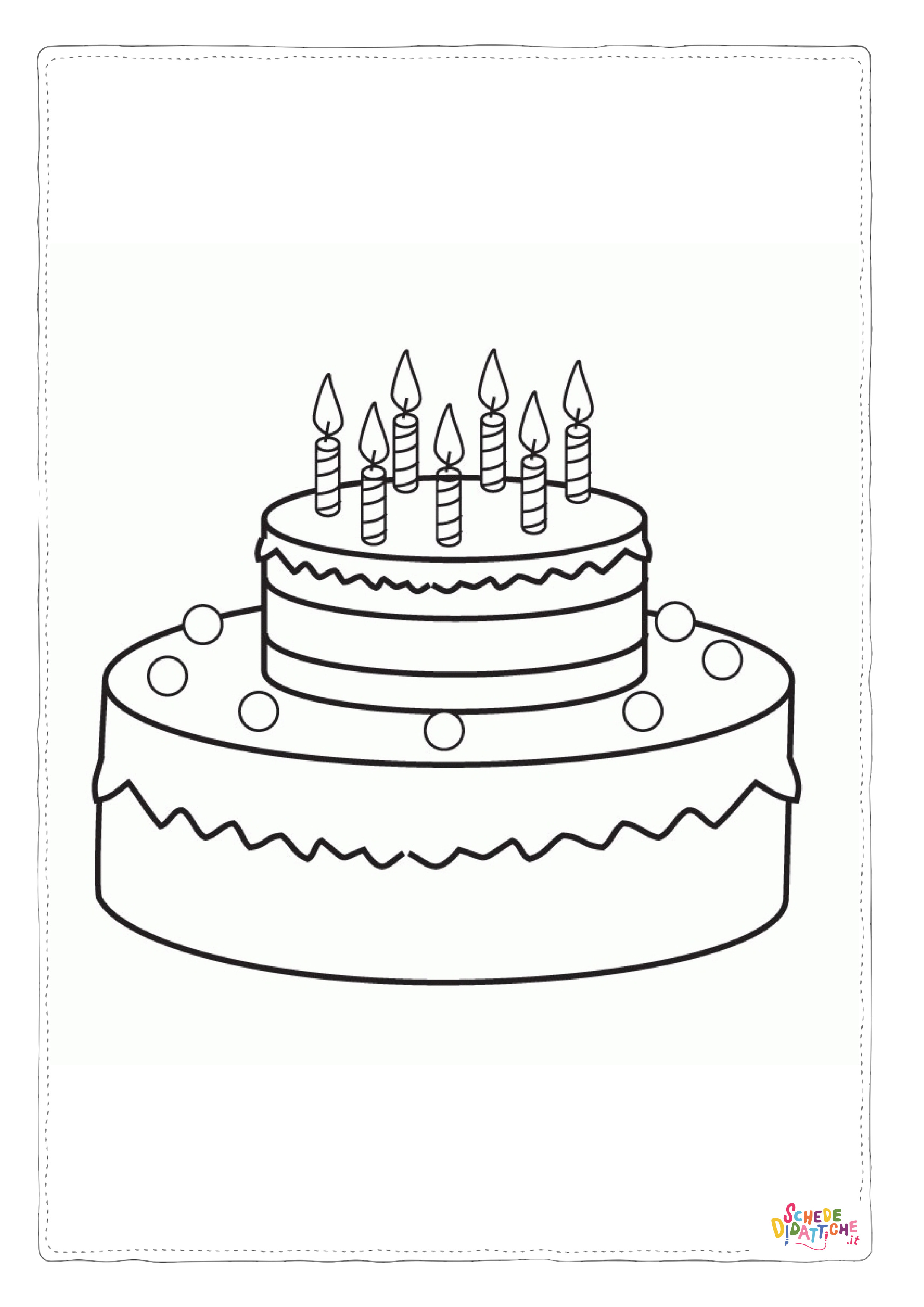 Disegno "Disegno di compleanno da stampare e colorare 19" Disegno di compleanno da stampare e colorare 19