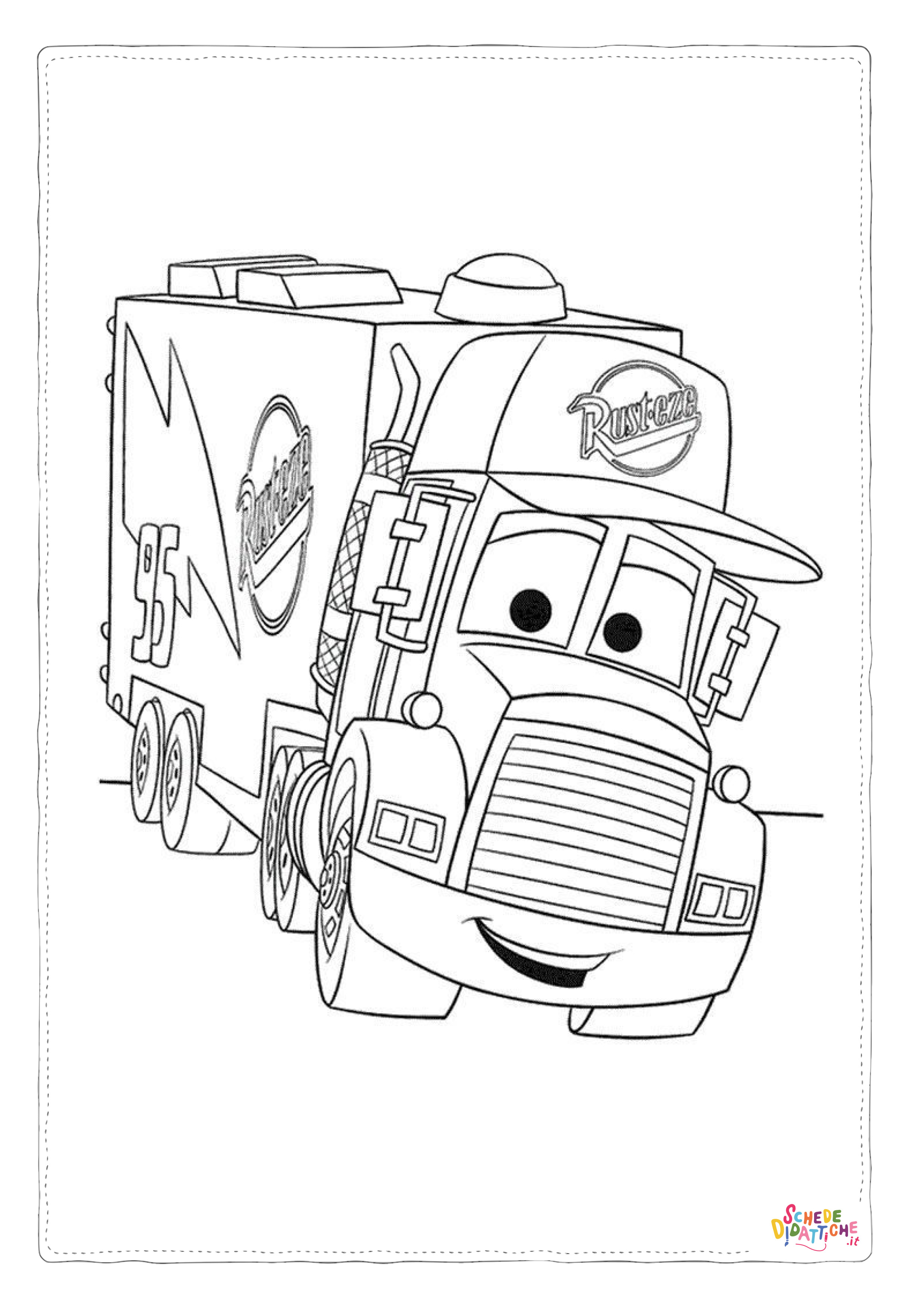 Disegno "Disegno di Cars da stampare e colorare 76" Disegno di Cars da stampare e colorare 76