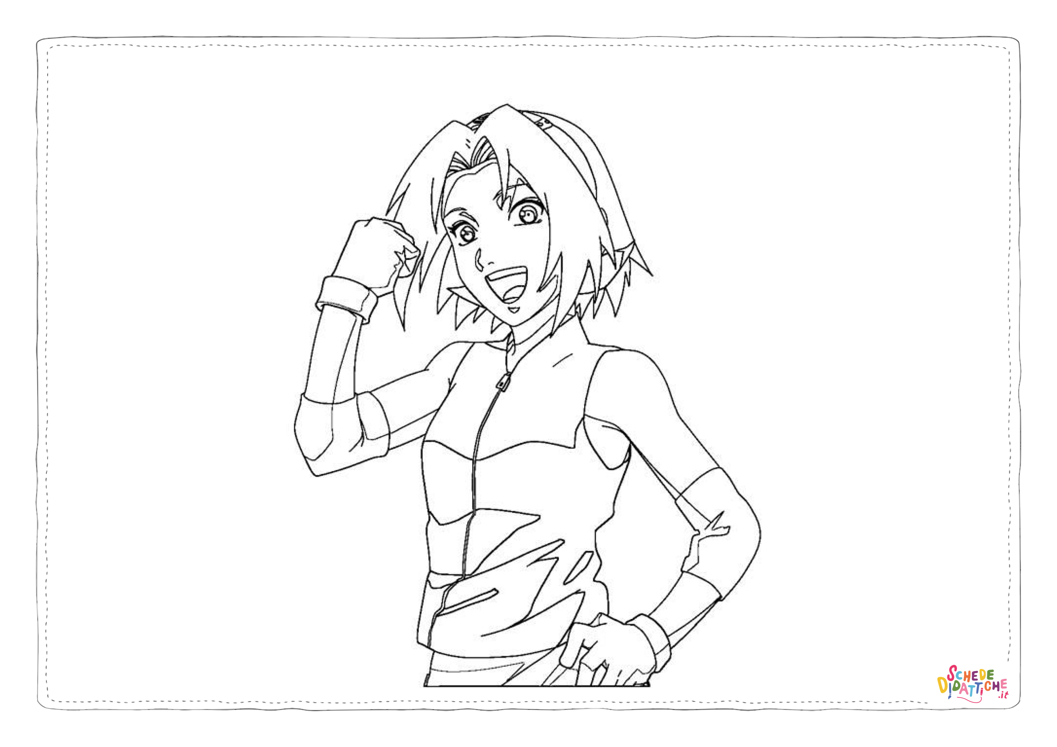 Disegno di Naruto da stampare e colorare 46