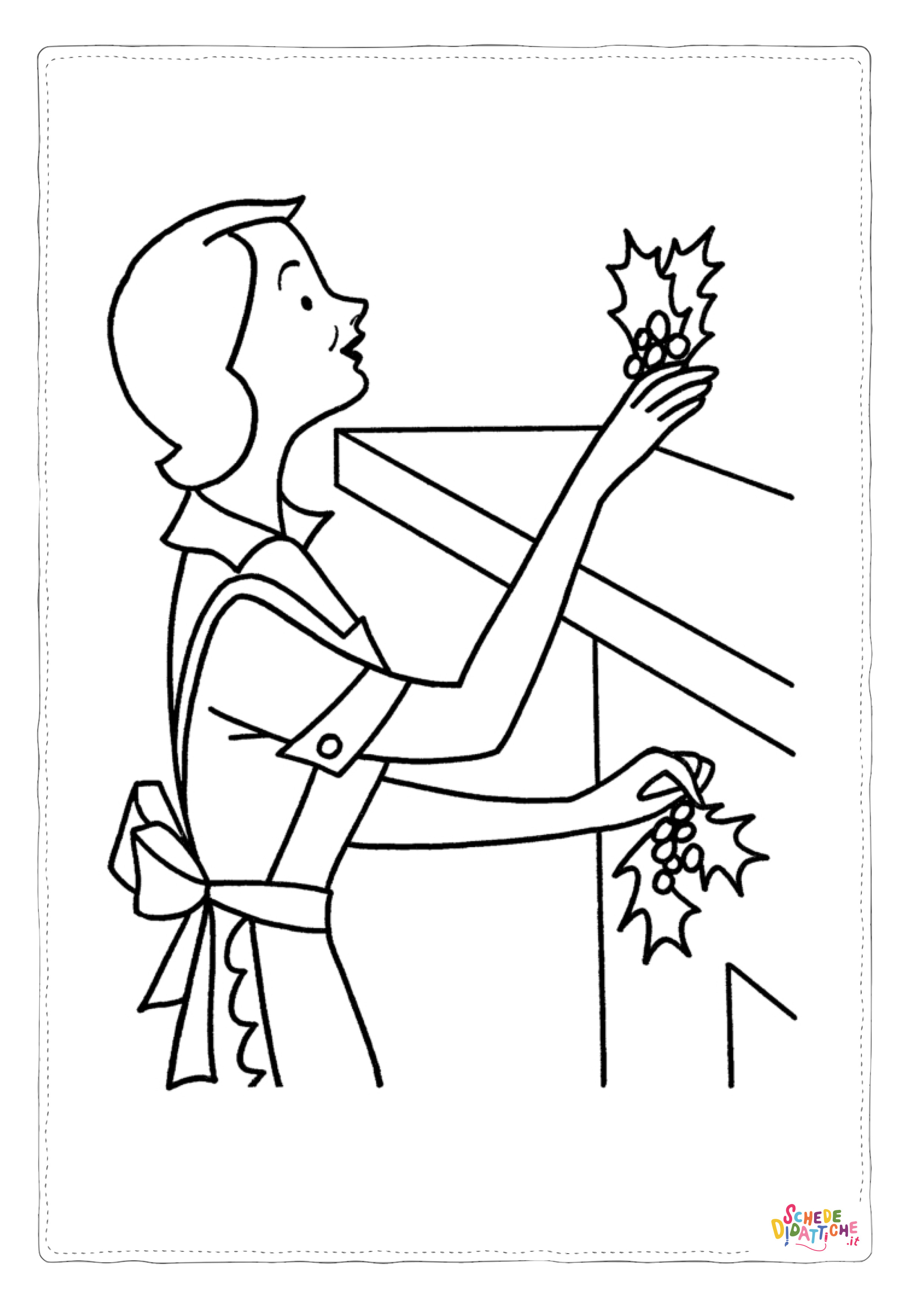 Disegno "Disegno di pungitopo da stampare e colorare 6" Disegno di pungitopo da stampare e colorare 6