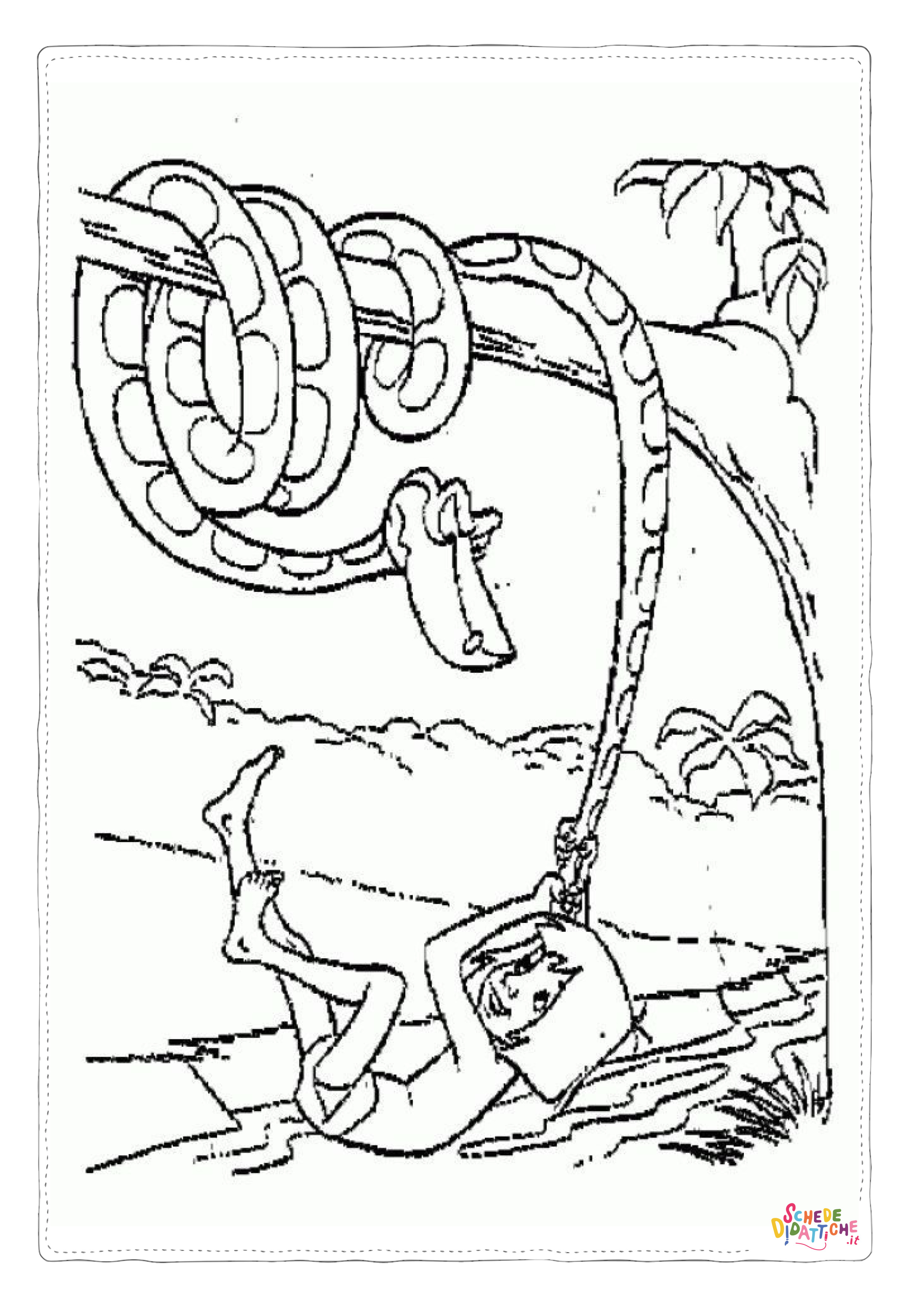 Disegno "Disegno di Il libro della giungla da stampare e colorare 107" Disegno di Il libro della giungla da stampare e colorare 107