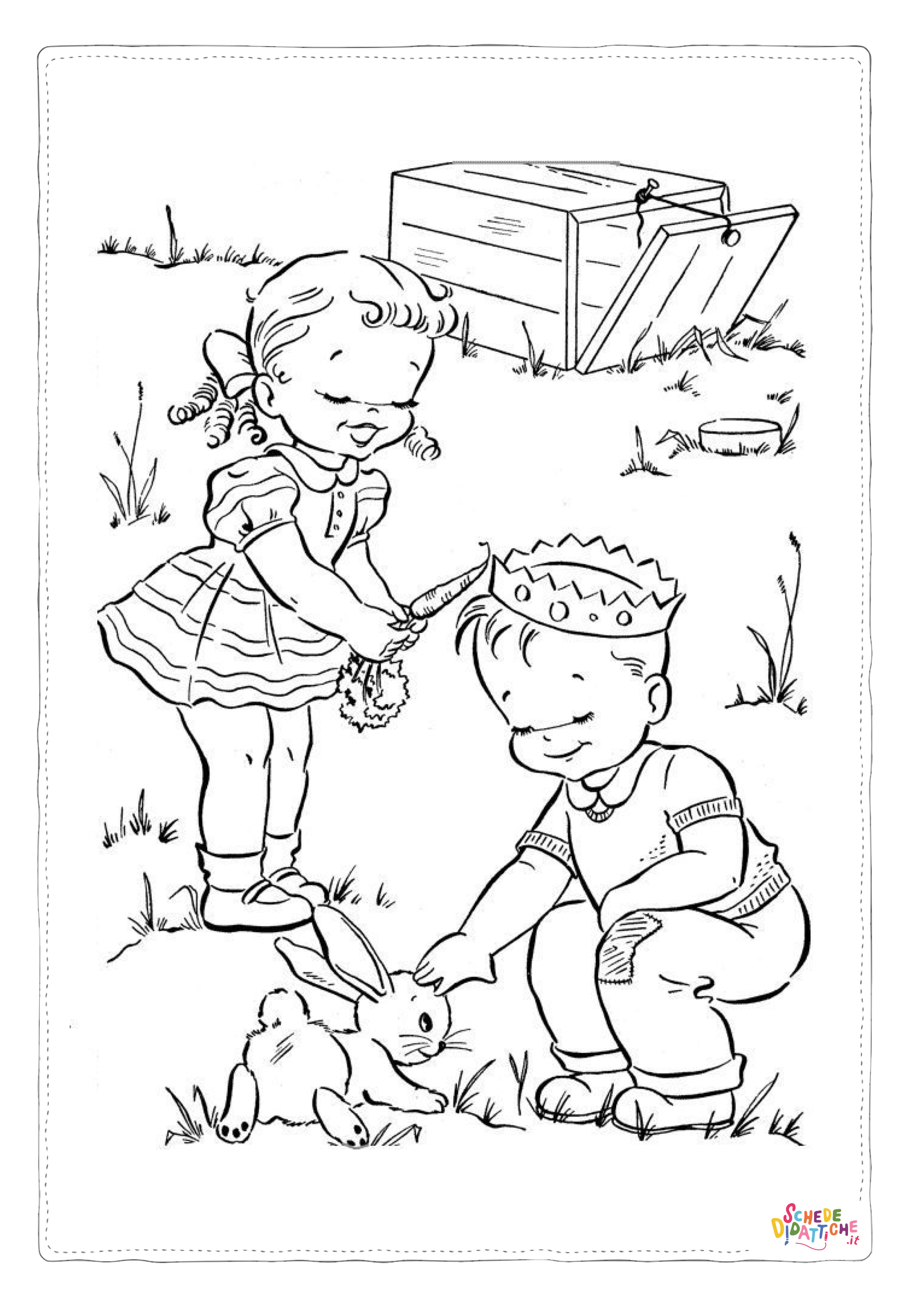Disegno di primavera da stampare e colorare 3