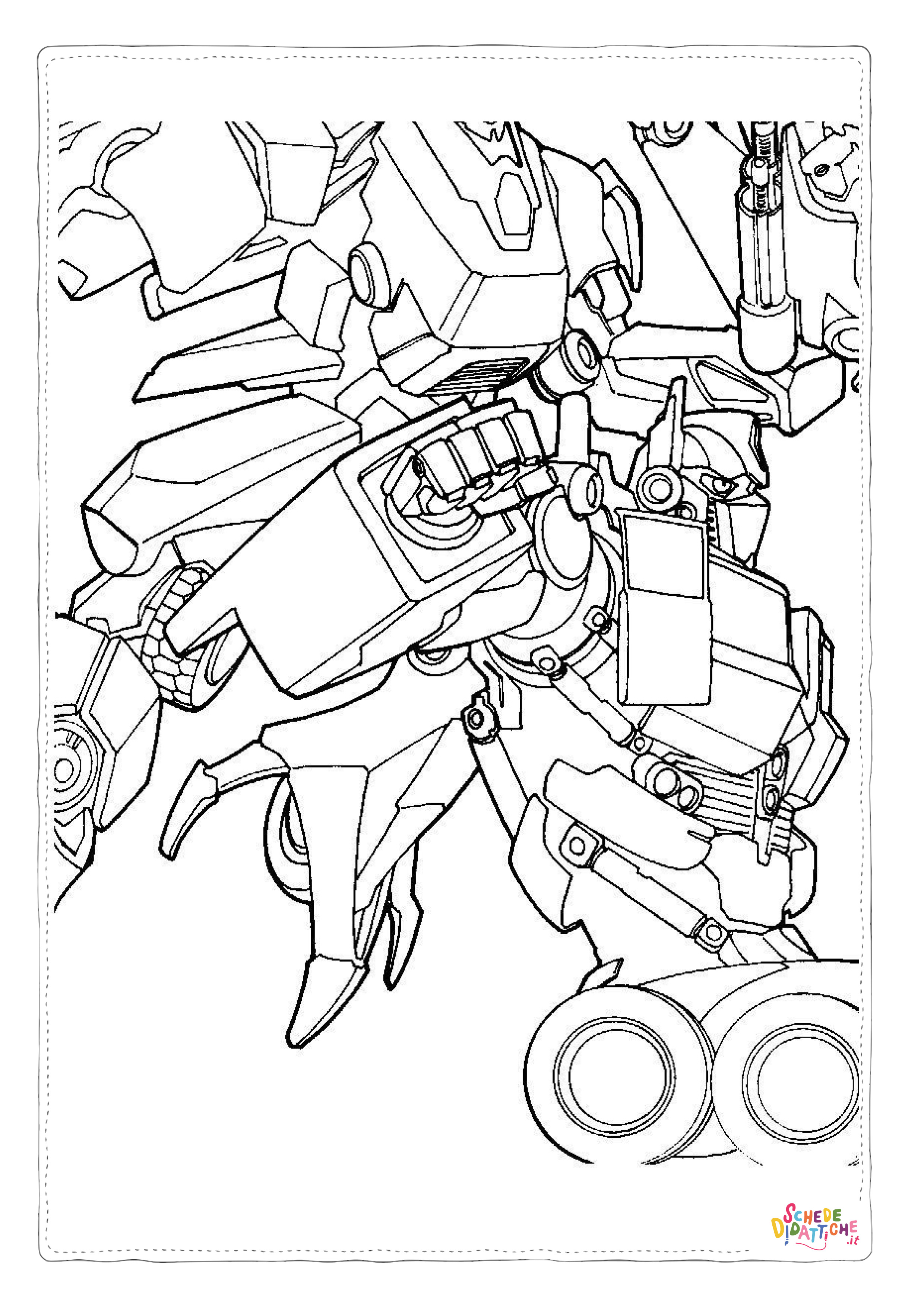 Disegno "Disegno di Transformers da stampare e colorare 97" Disegno di Transformers da stampare e colorare 97
