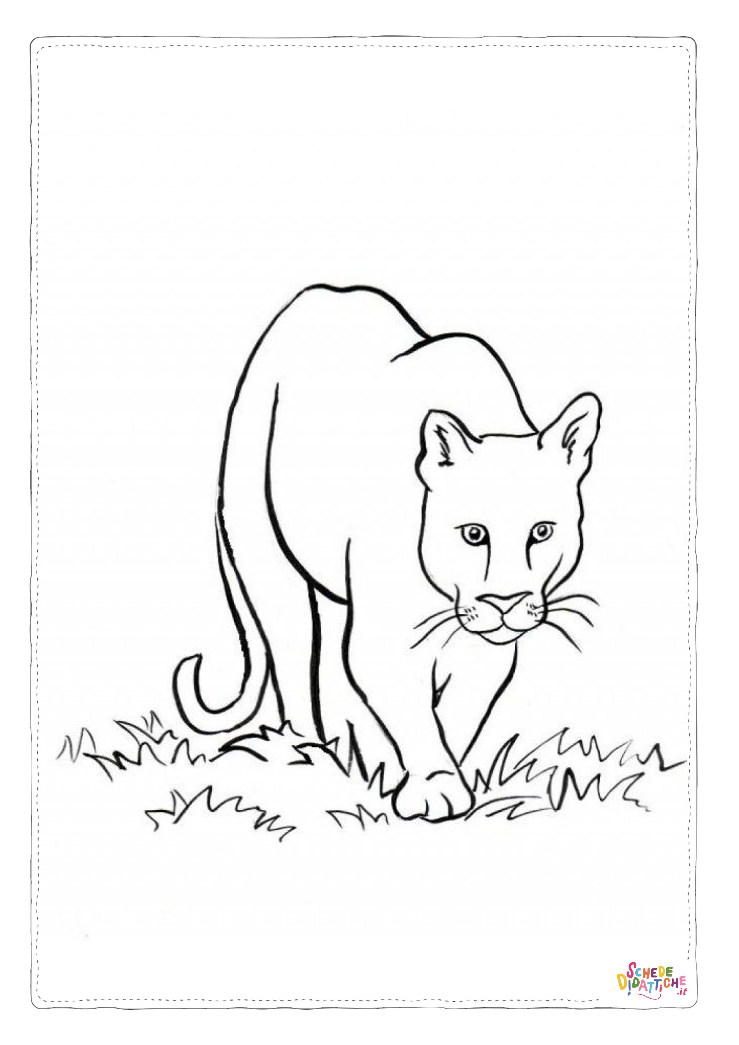 Disegno "Disegno di leone da stampare e colorare 48" Disegno di leone da stampare e colorare 48