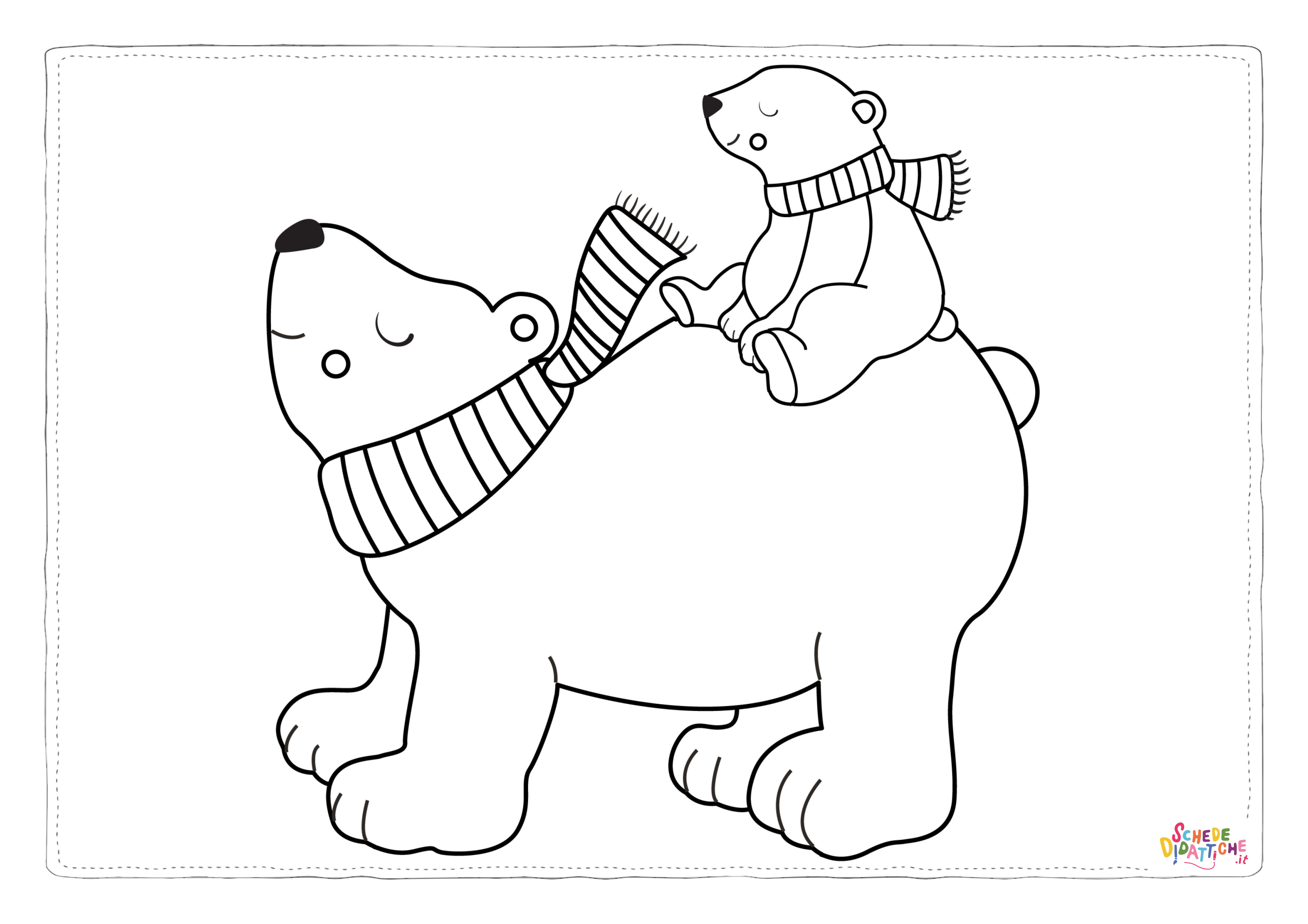 Disegno "POLAR-BEAR-STAMPS-04" POLAR-BEAR-STAMPS-04