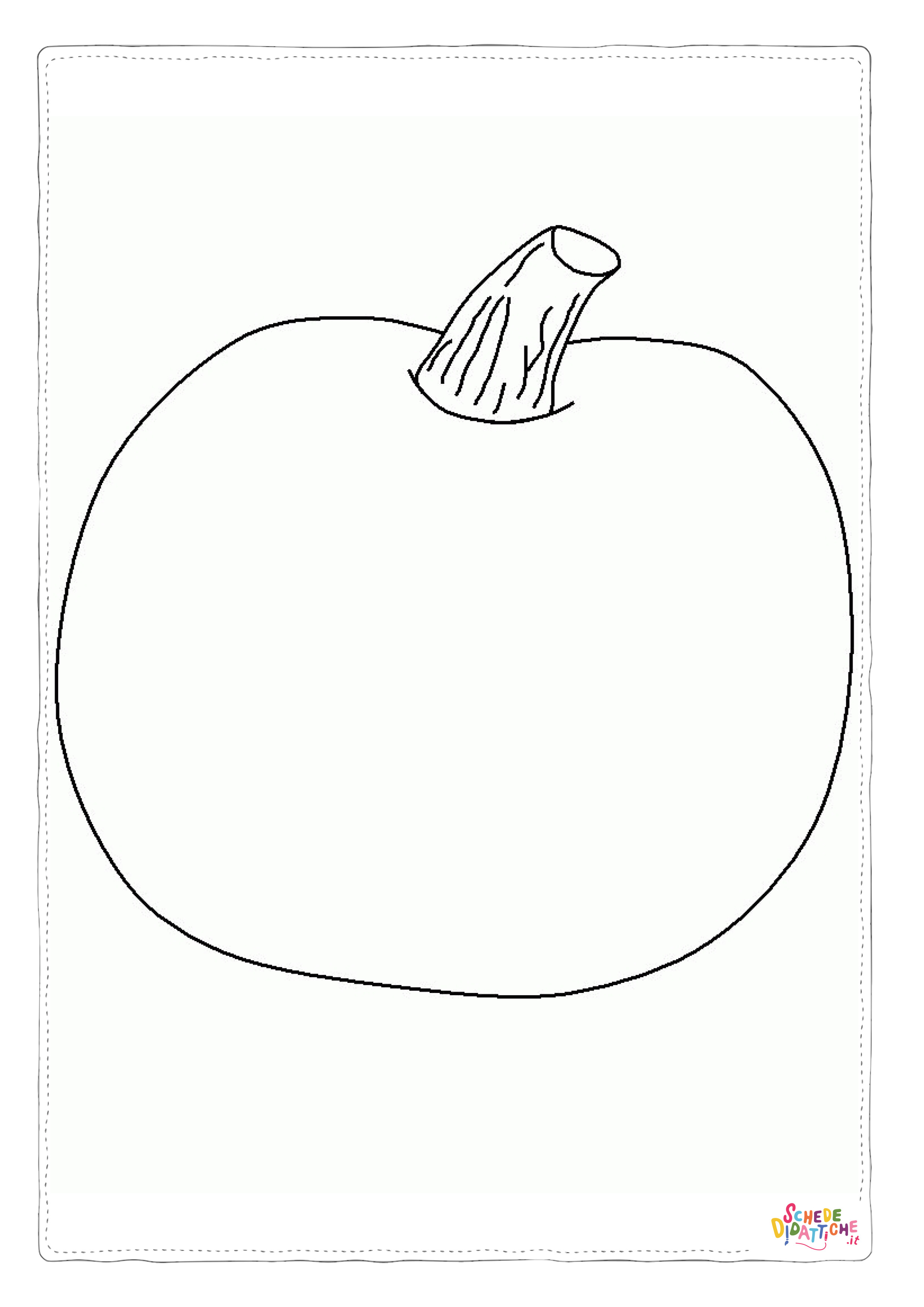 Disegno "Disegno di zucca da stampare e colorare 12" Disegno di zucca da stampare e colorare 12