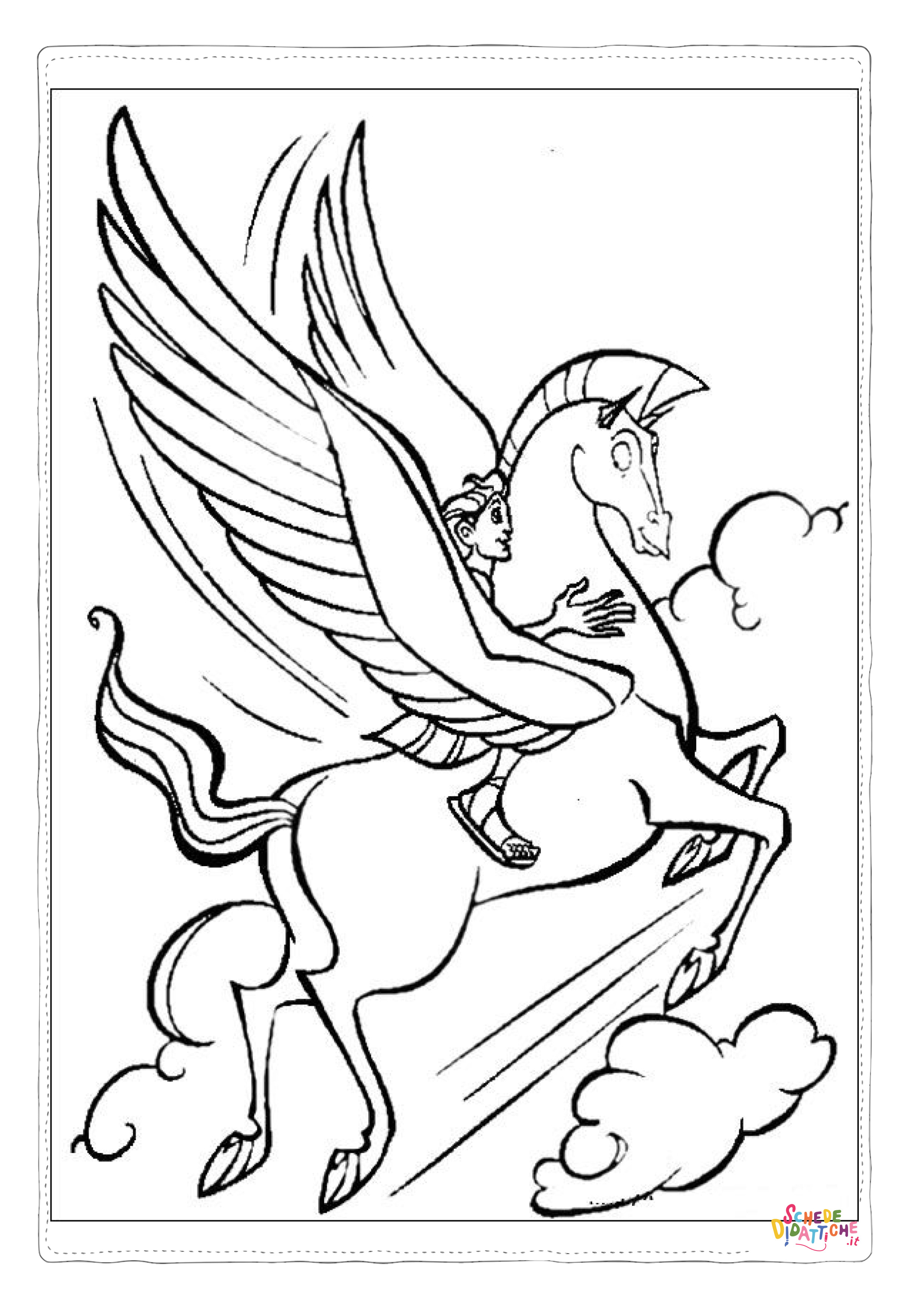 Disegno "Disegno di Hercules da stampare e colorare 23" Disegno di Hercules da stampare e colorare 23