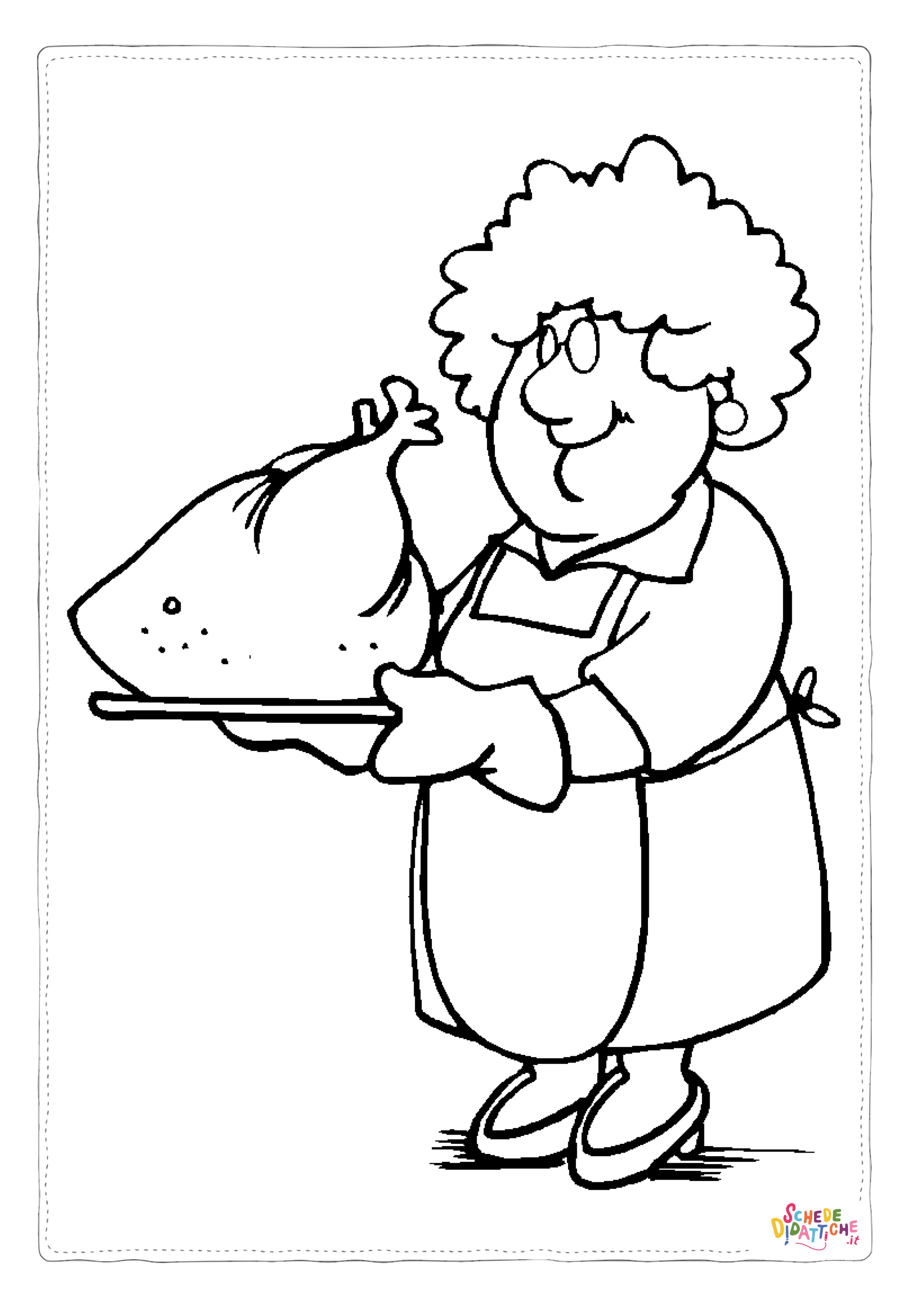 Disegno di carne da stampare e colorare 5