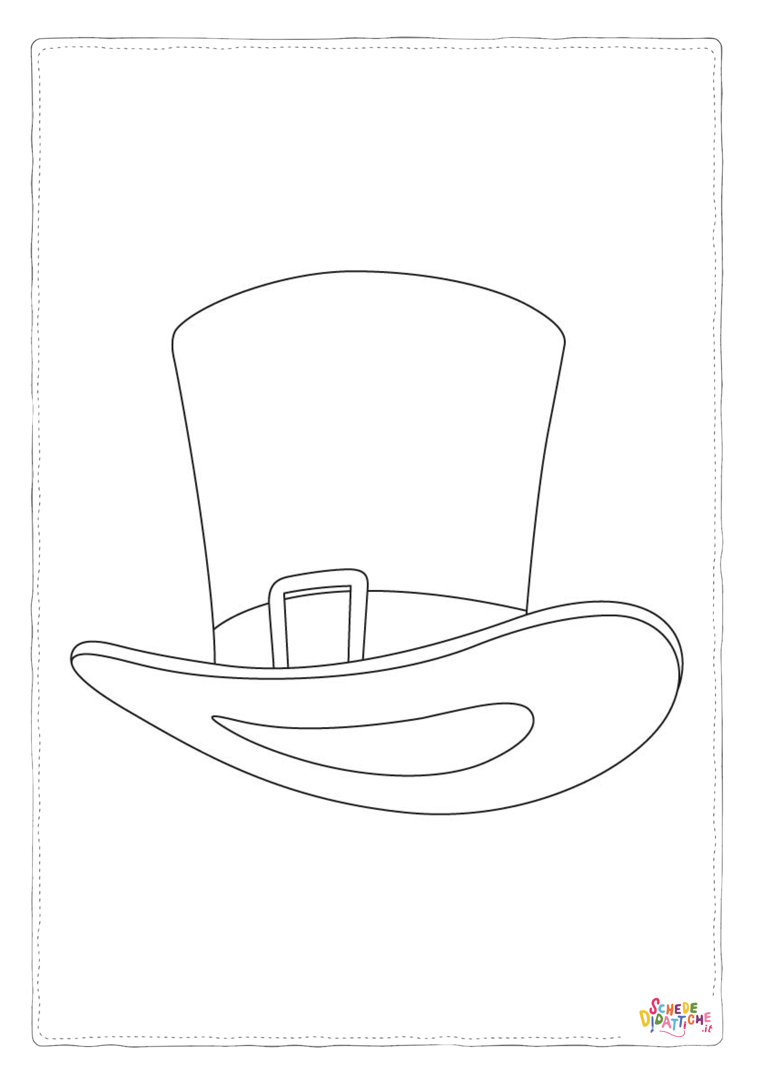 Disegno "Disegno di cappello da stampare e colorare 30" Disegno di cappello da stampare e colorare 30