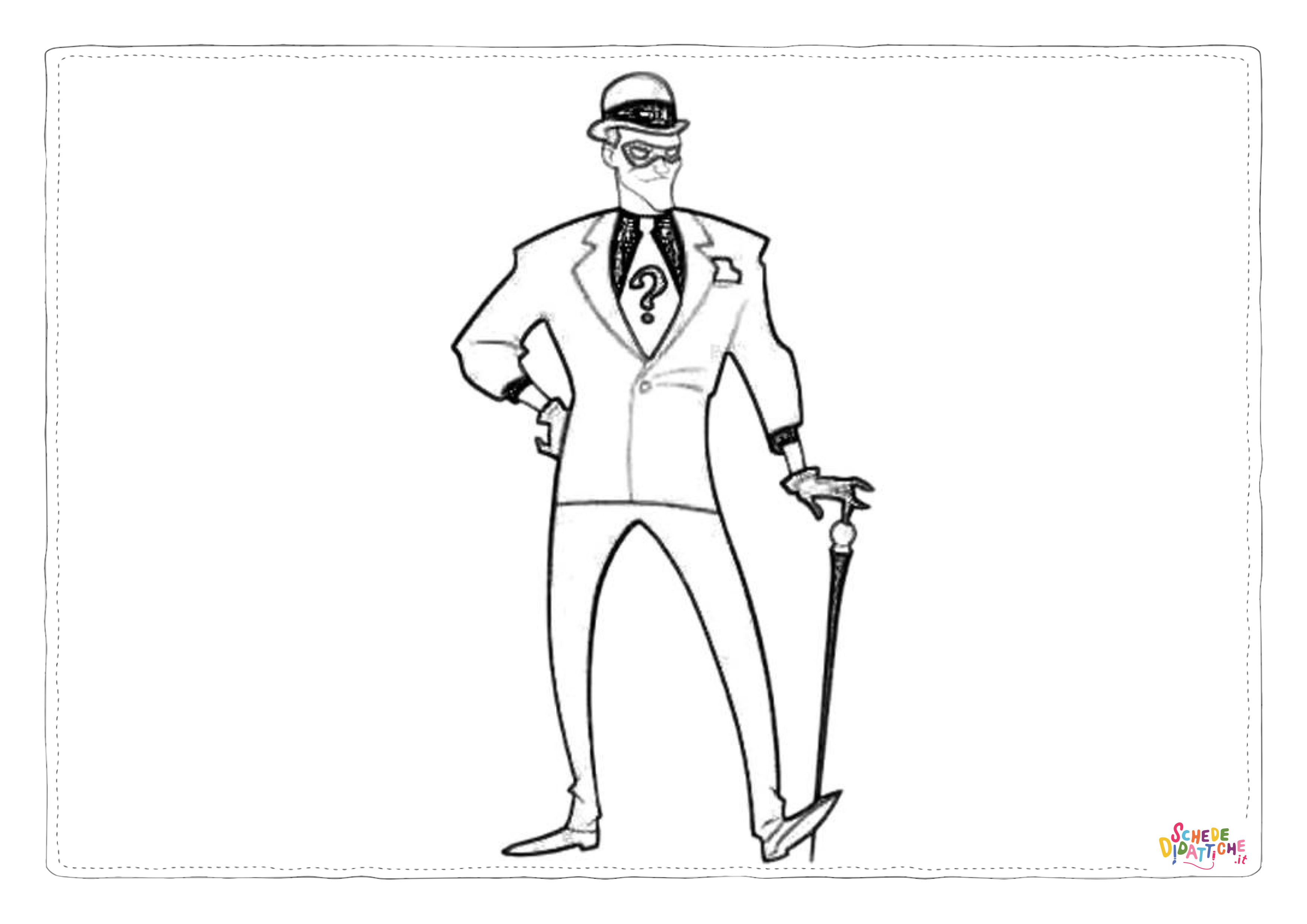 Disegno di Enigmista da stampare e colorare 1
