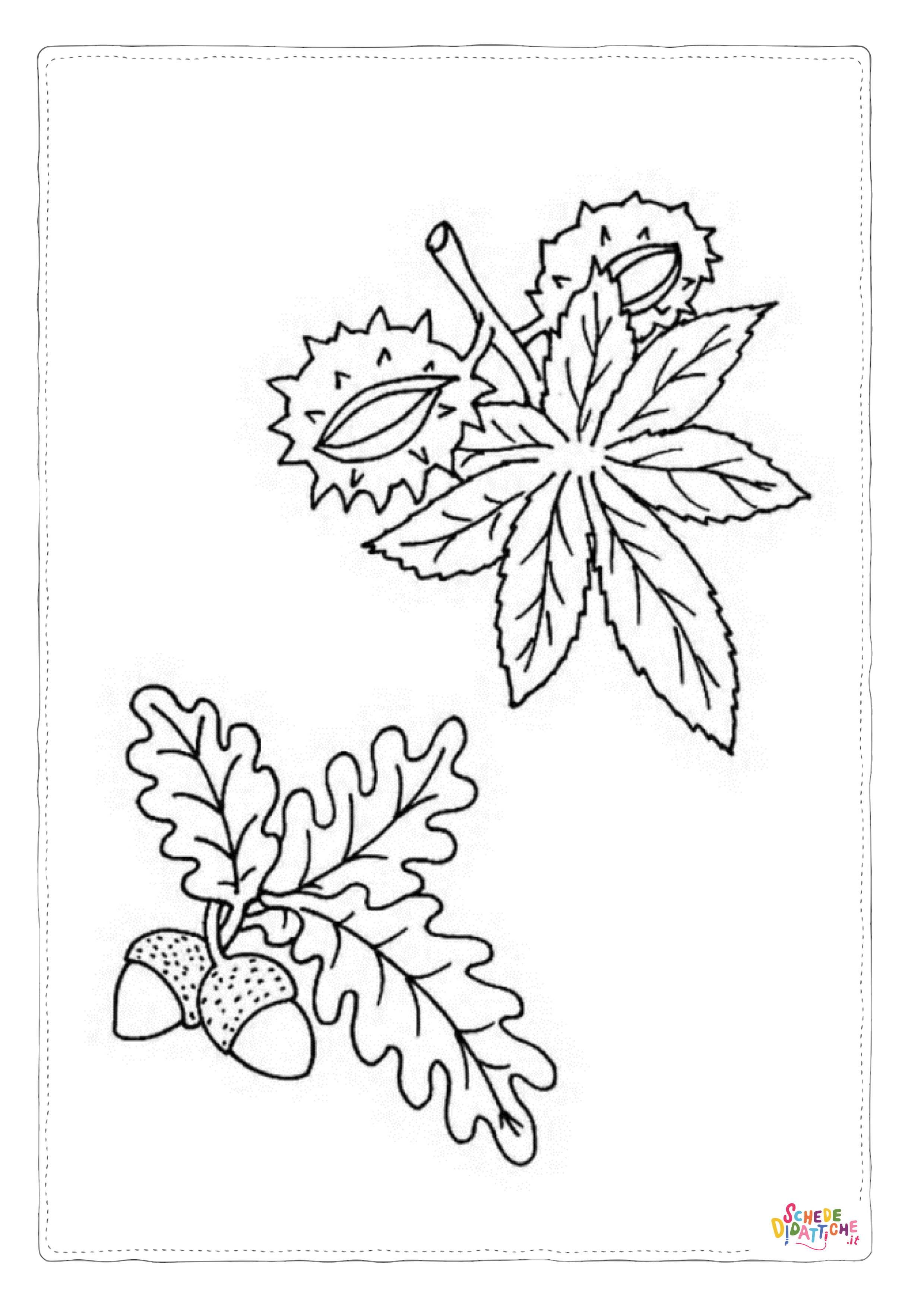 Disegno di foglia da stampare e colorare 104