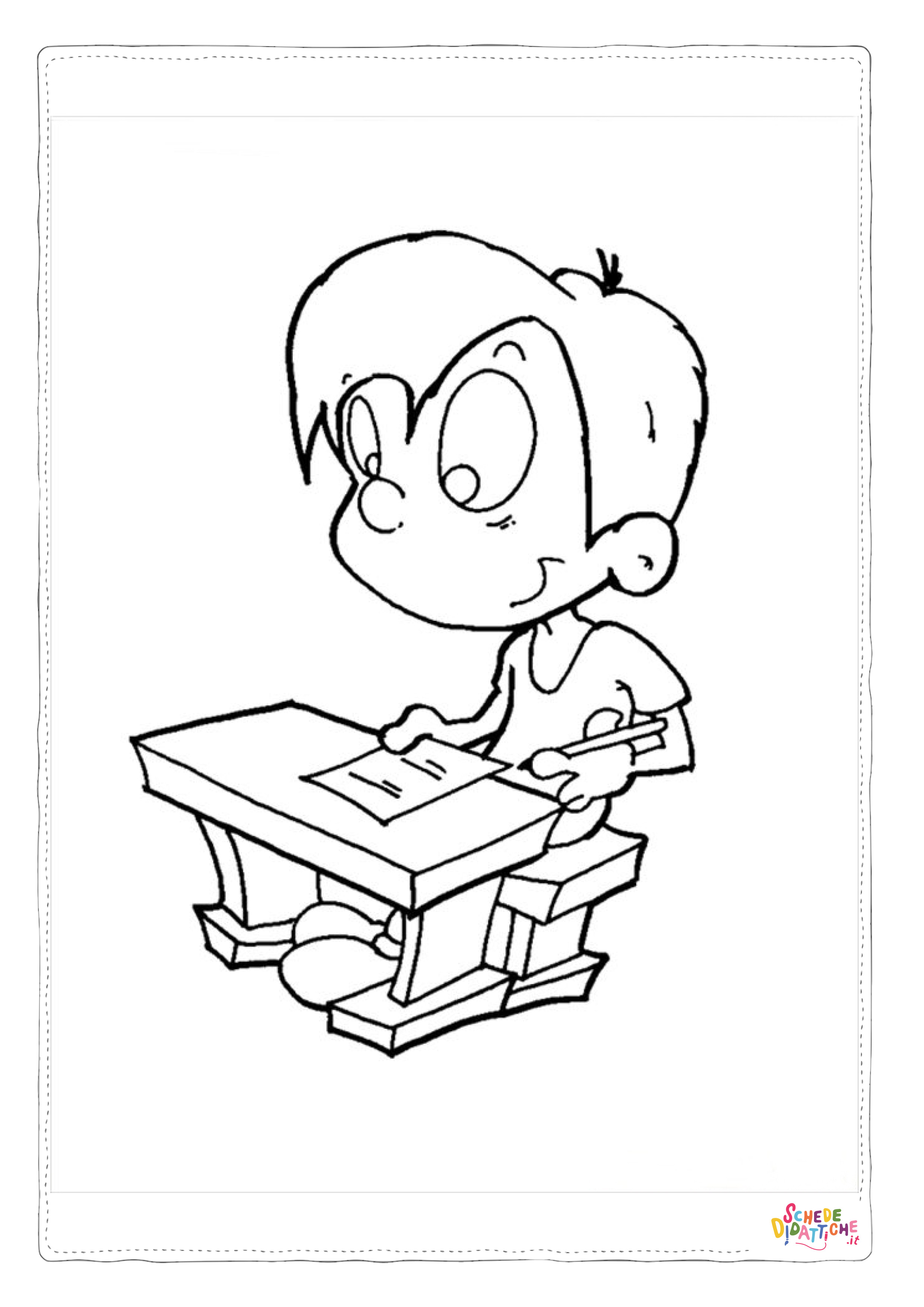 Disegno di scuola da stampare e colorare 19