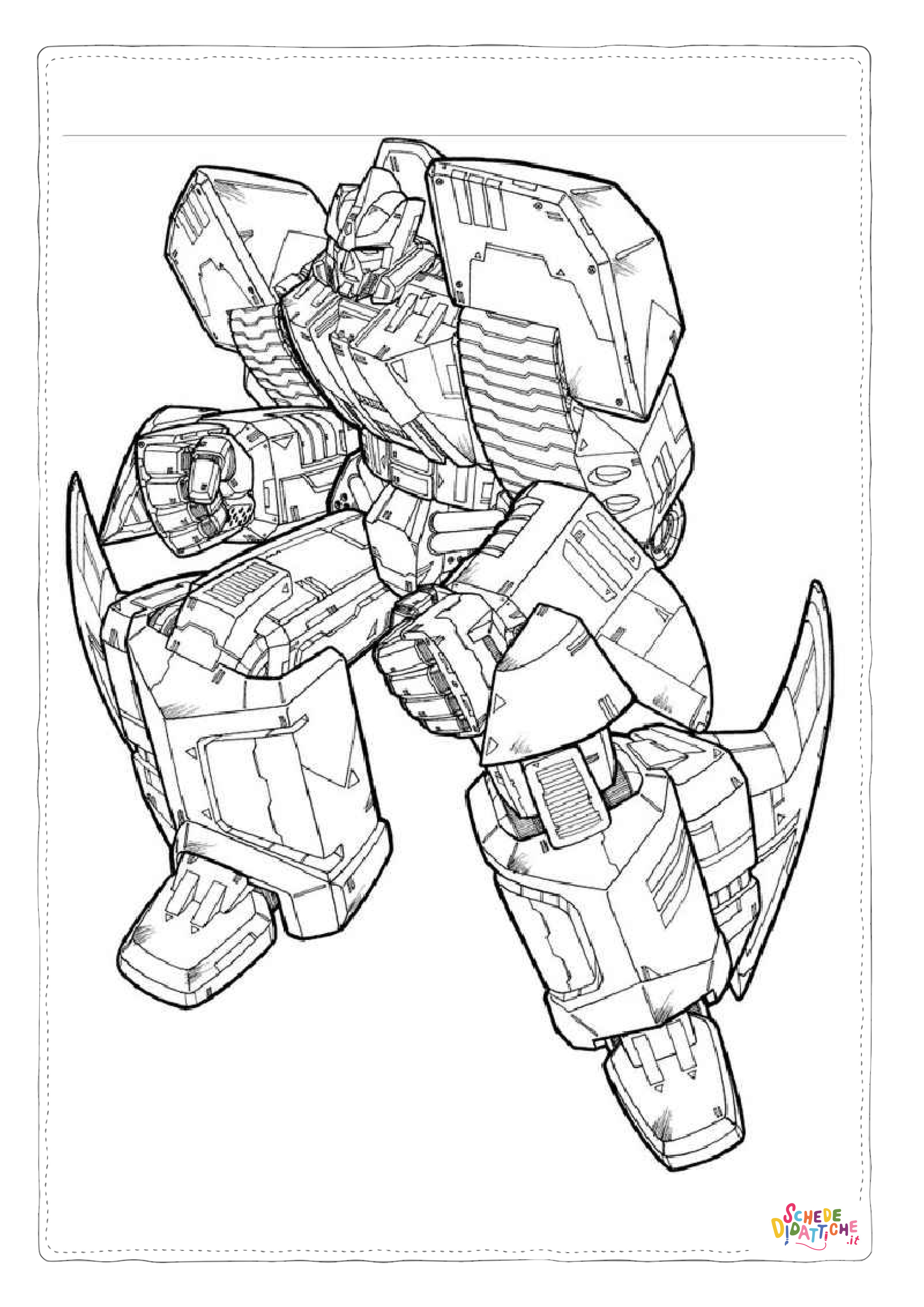 Disegno "Disegno di Transformers da stampare e colorare 42" Disegno di Transformers da stampare e colorare 42