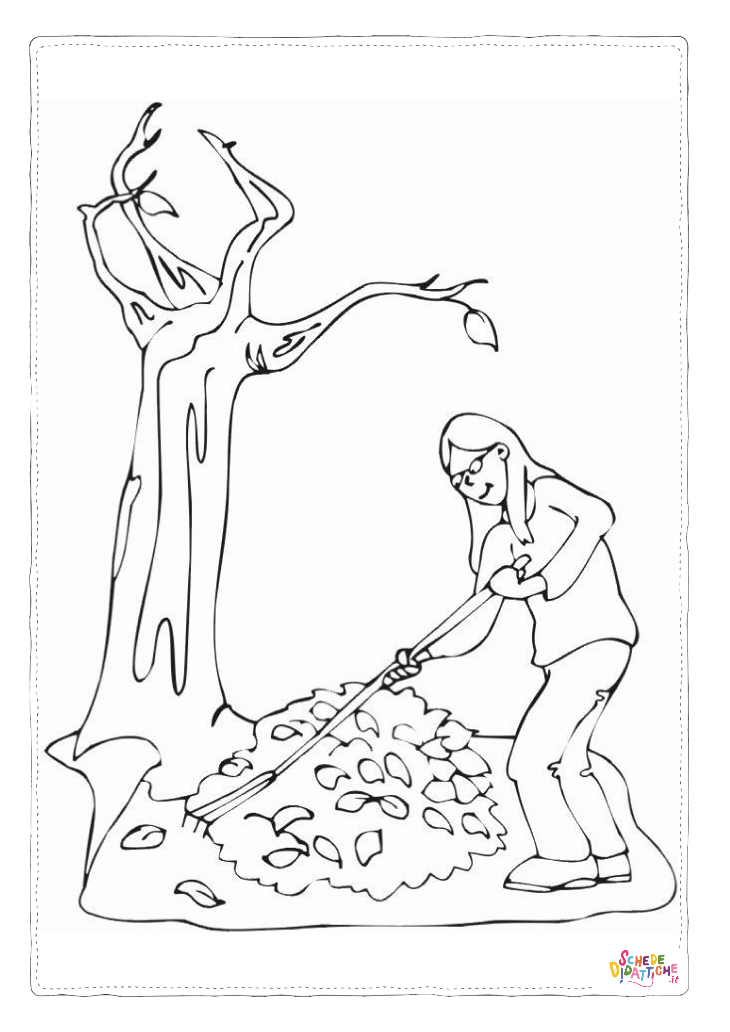 Disegno "Disegno di giardiniere da stampare e colorare 34" Disegno di giardiniere da stampare e colorare 34