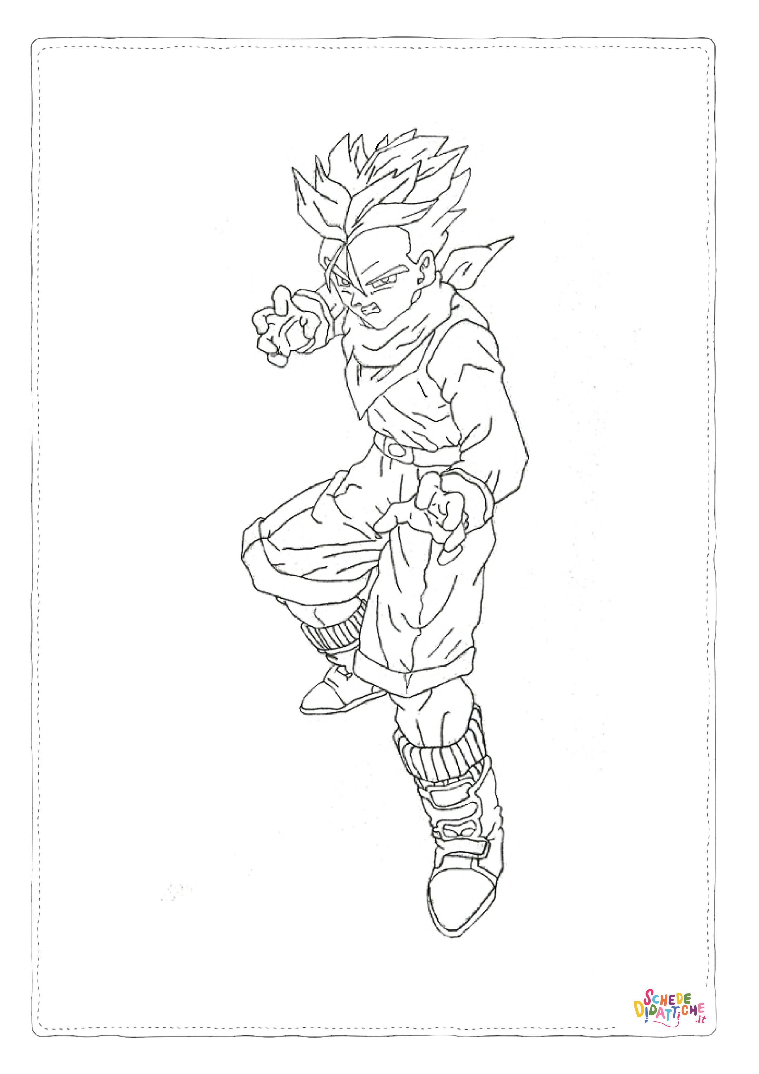Disegno di Dragon Ball da stampare e colorare 125