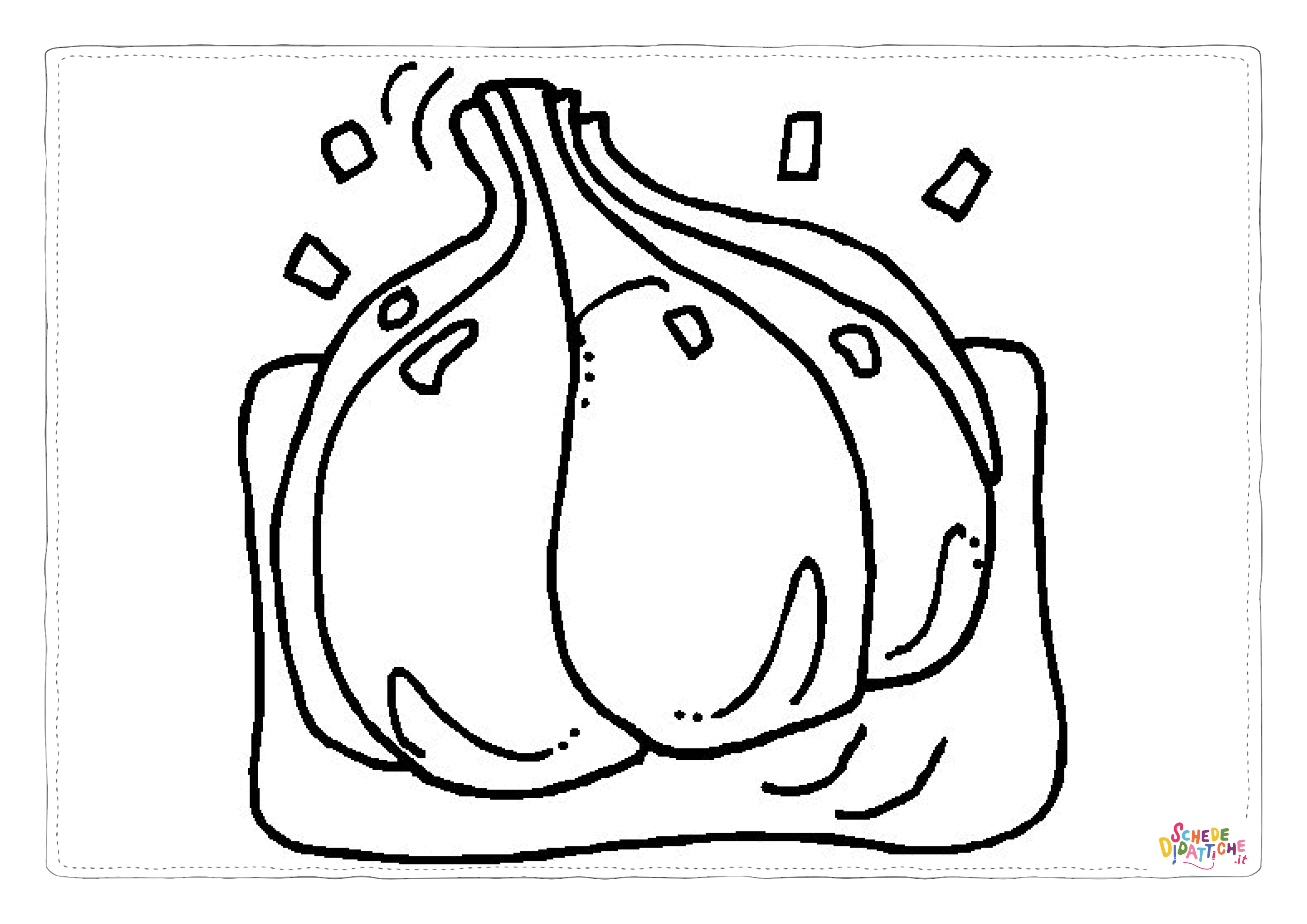 Disegno di colazione da stampare e colorare 24