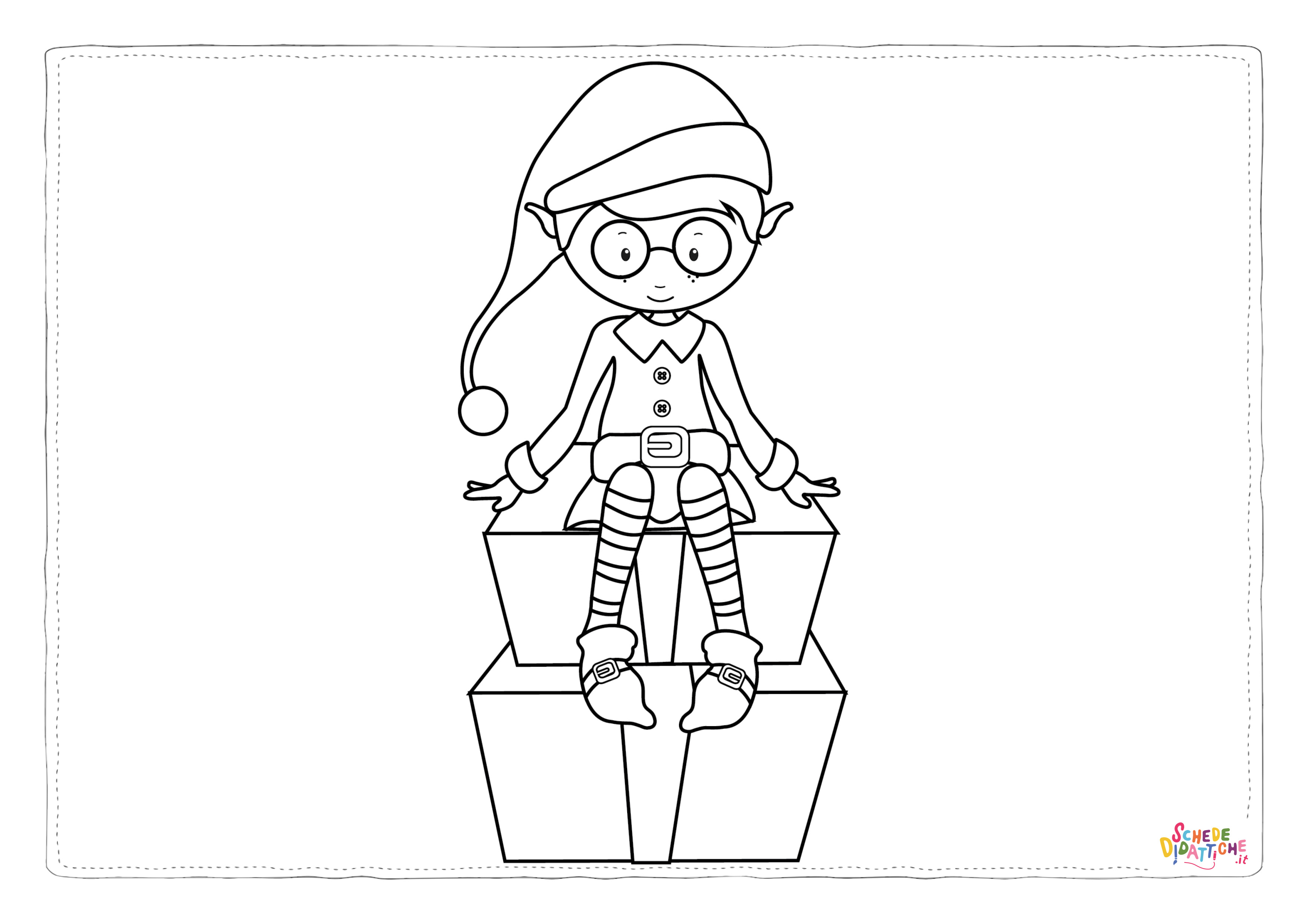 Disegno "ELVES GIFTS STAMPS-05" ELVES GIFTS STAMPS-05