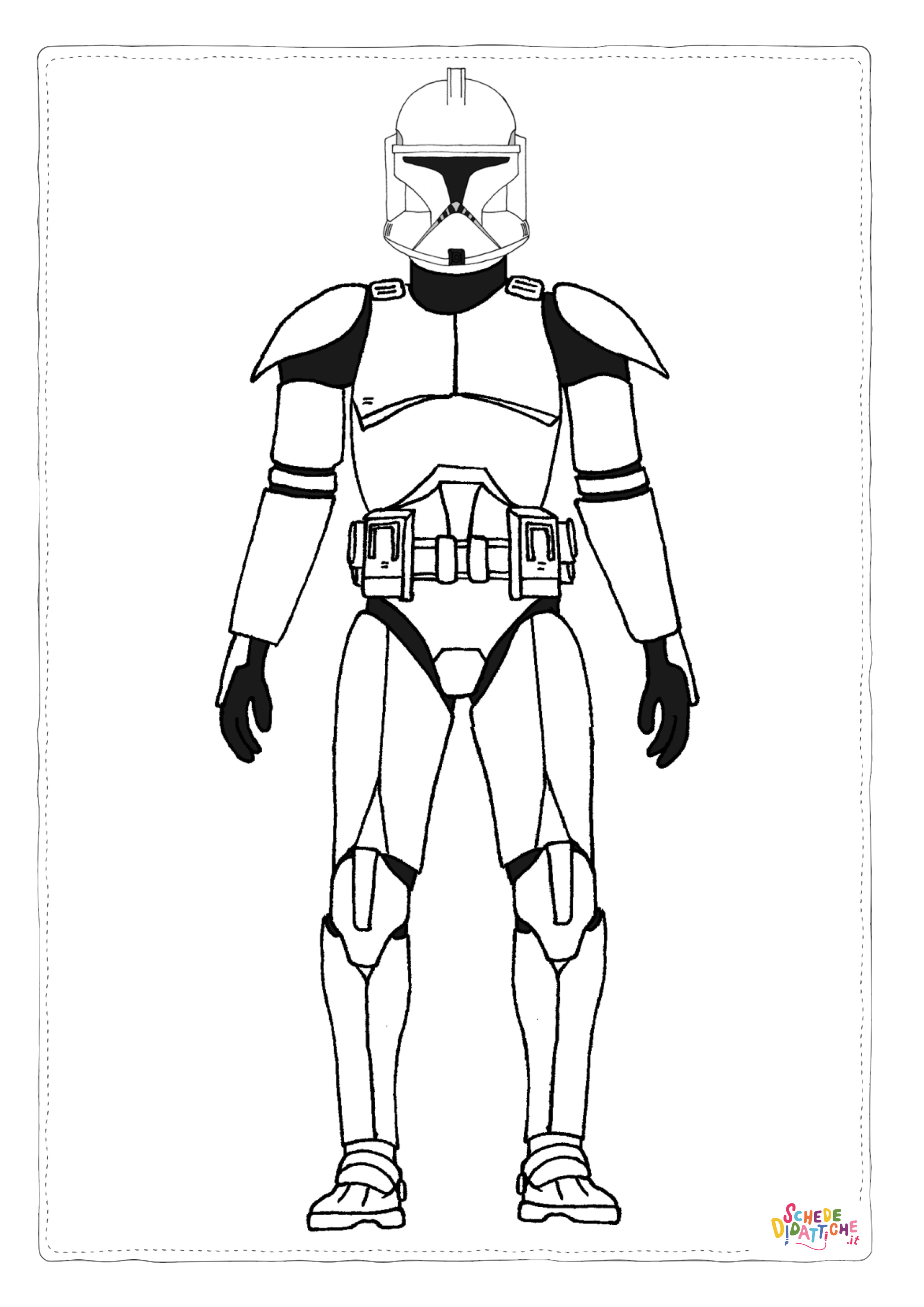 Disegno "Disegno di Star Wars da stampare e colorare 33" Disegno di Star Wars da stampare e colorare 33